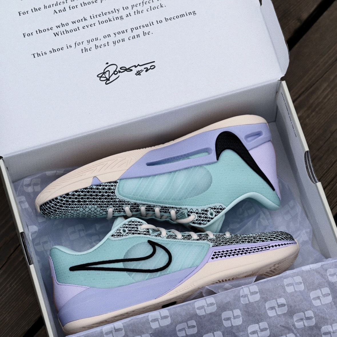 Nike Sabrina 1 Brooklyn's Finest 薄荷綠 WNBA 氣墊 實戰籃球鞋