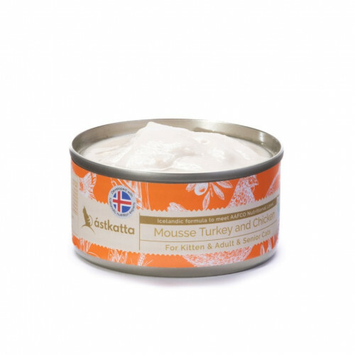 Astkatta – Mousse 火雞+雞肉 全貓罐 All life stage Chicken+Turkey 80g