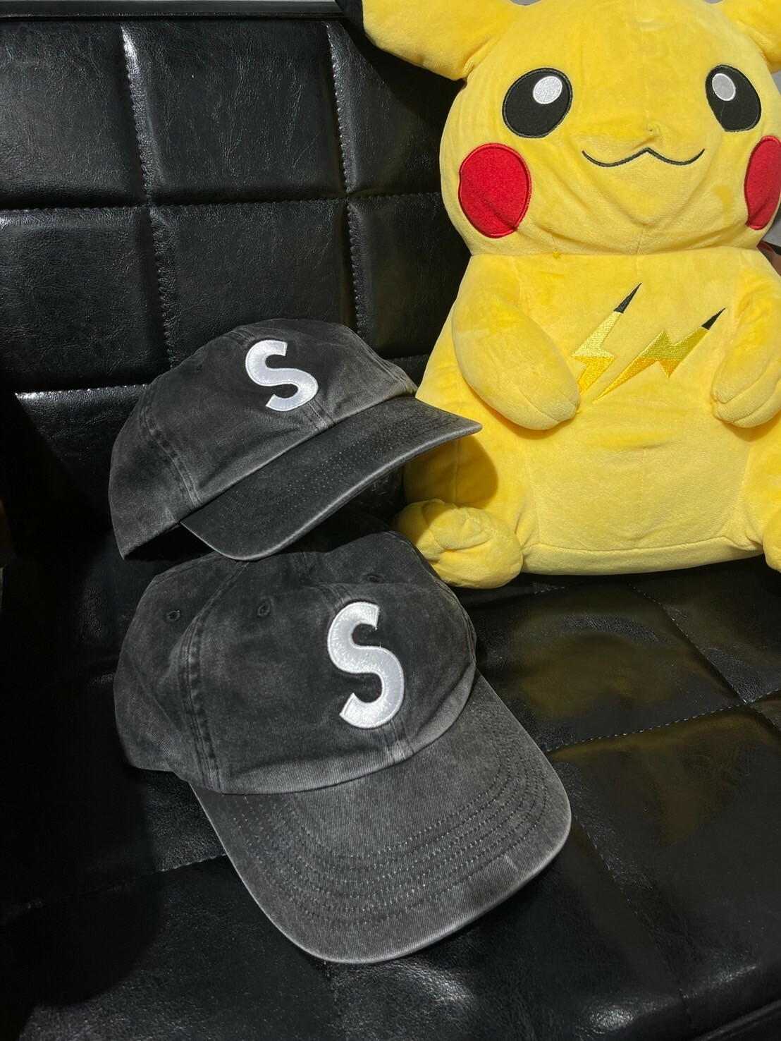 Supreme s shop logo cap