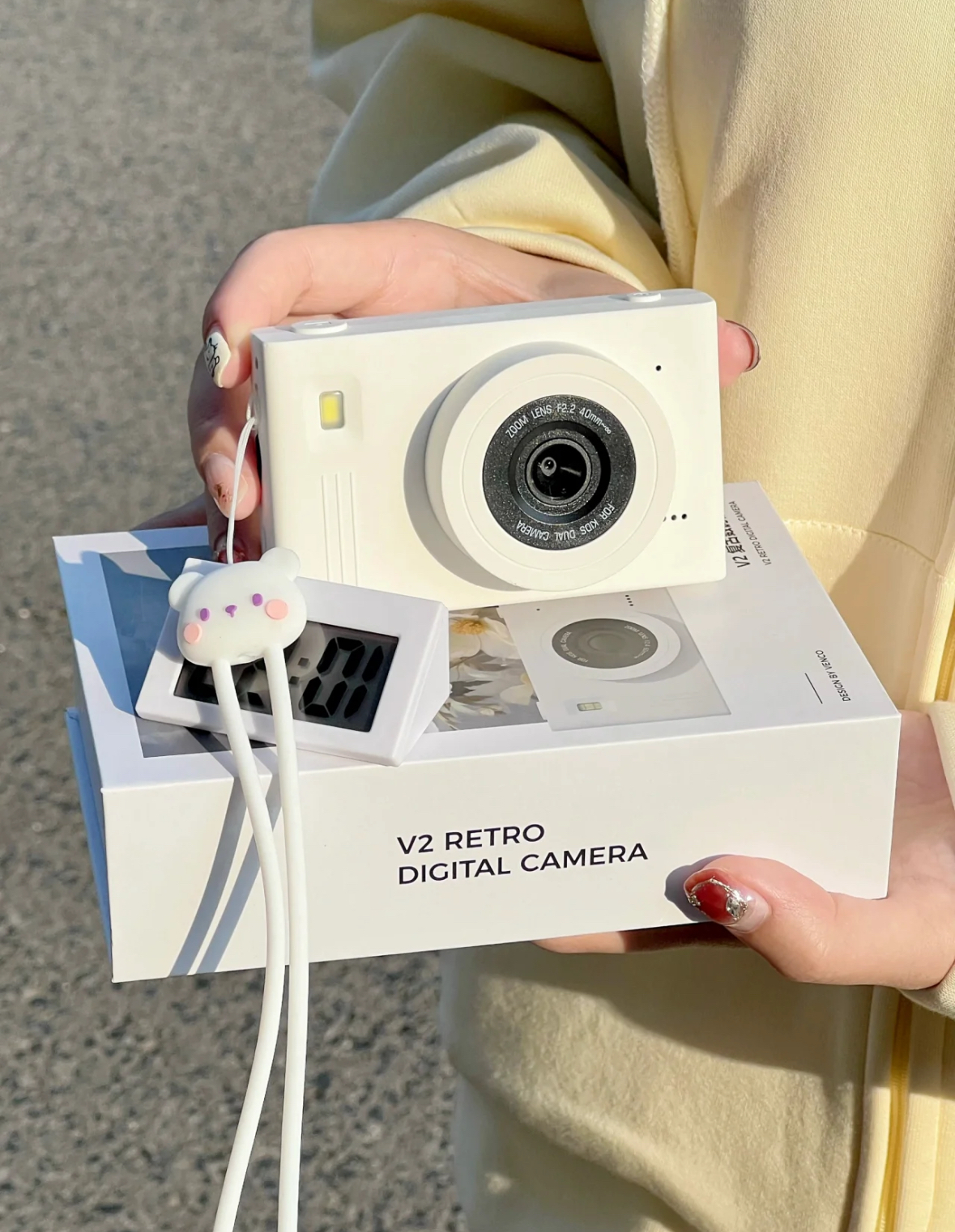 復古蛋糕相機 附32G記憶卡 奶油白 粉色 奶茶色 藍色 CCD濾鏡/預購