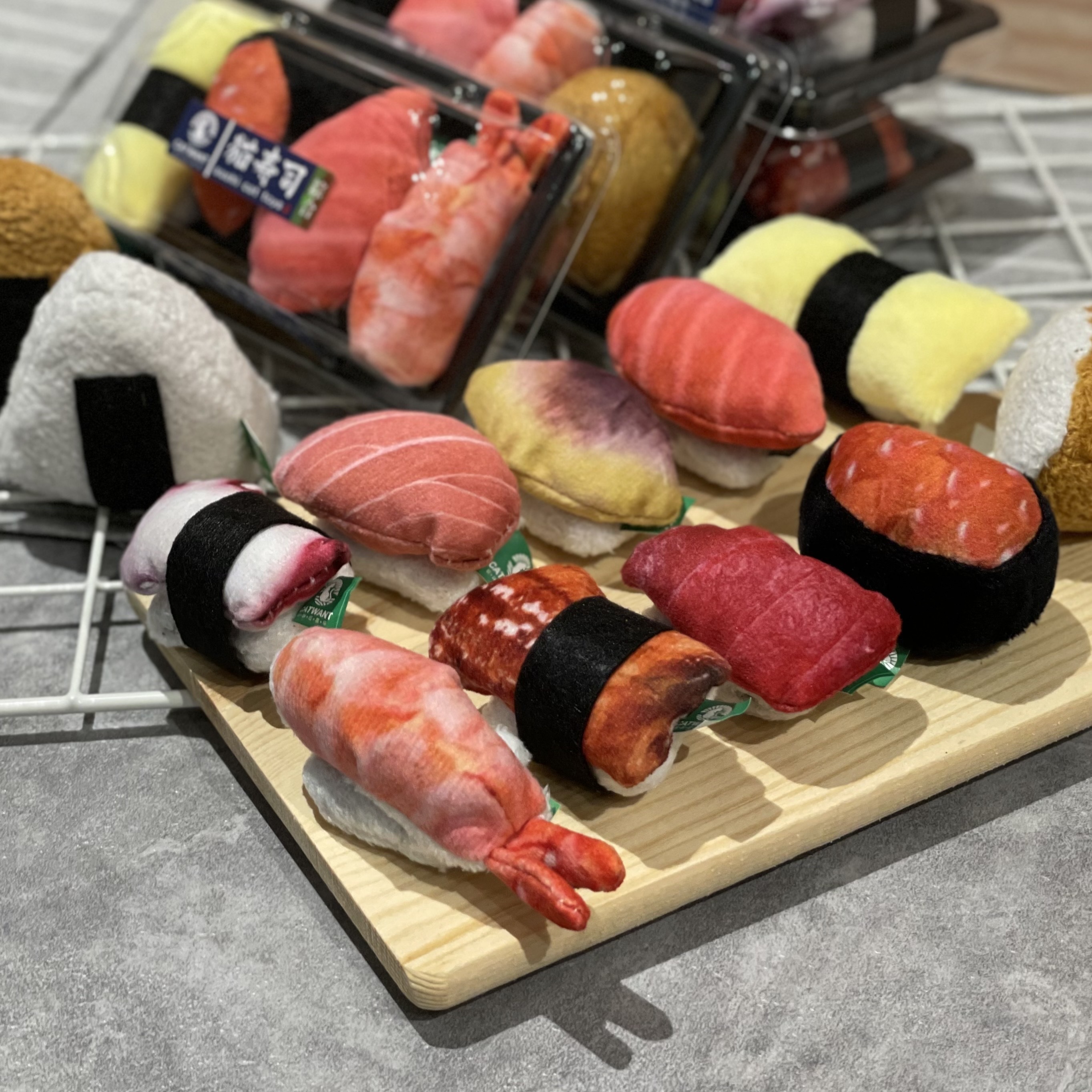 貓咪旺農場｜壽司系列貓草包 (100% 貓薄荷+木天蓼填充)