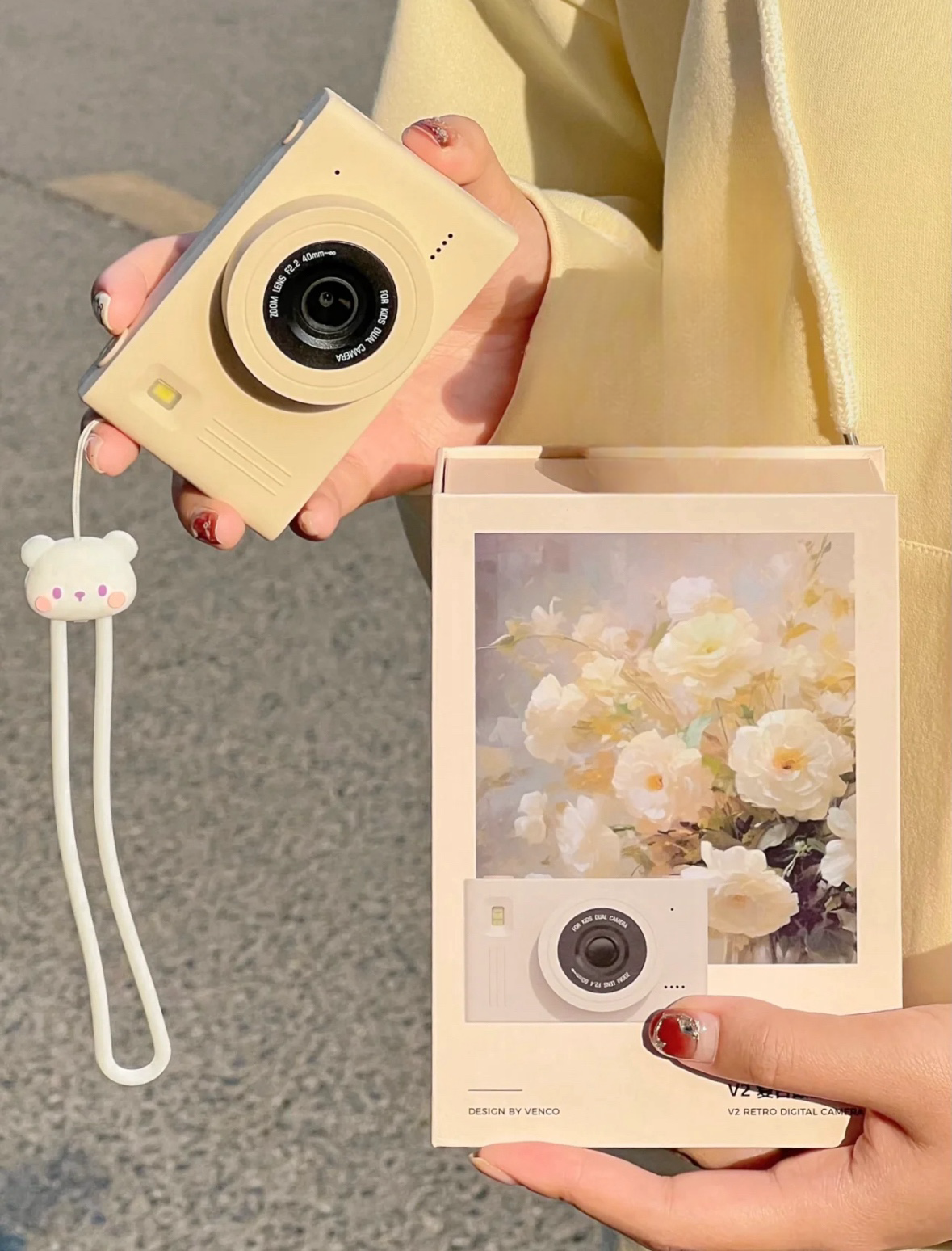 復古蛋糕相機 附32G記憶卡 奶油白 粉色 奶茶色 藍色 CCD濾鏡/預購