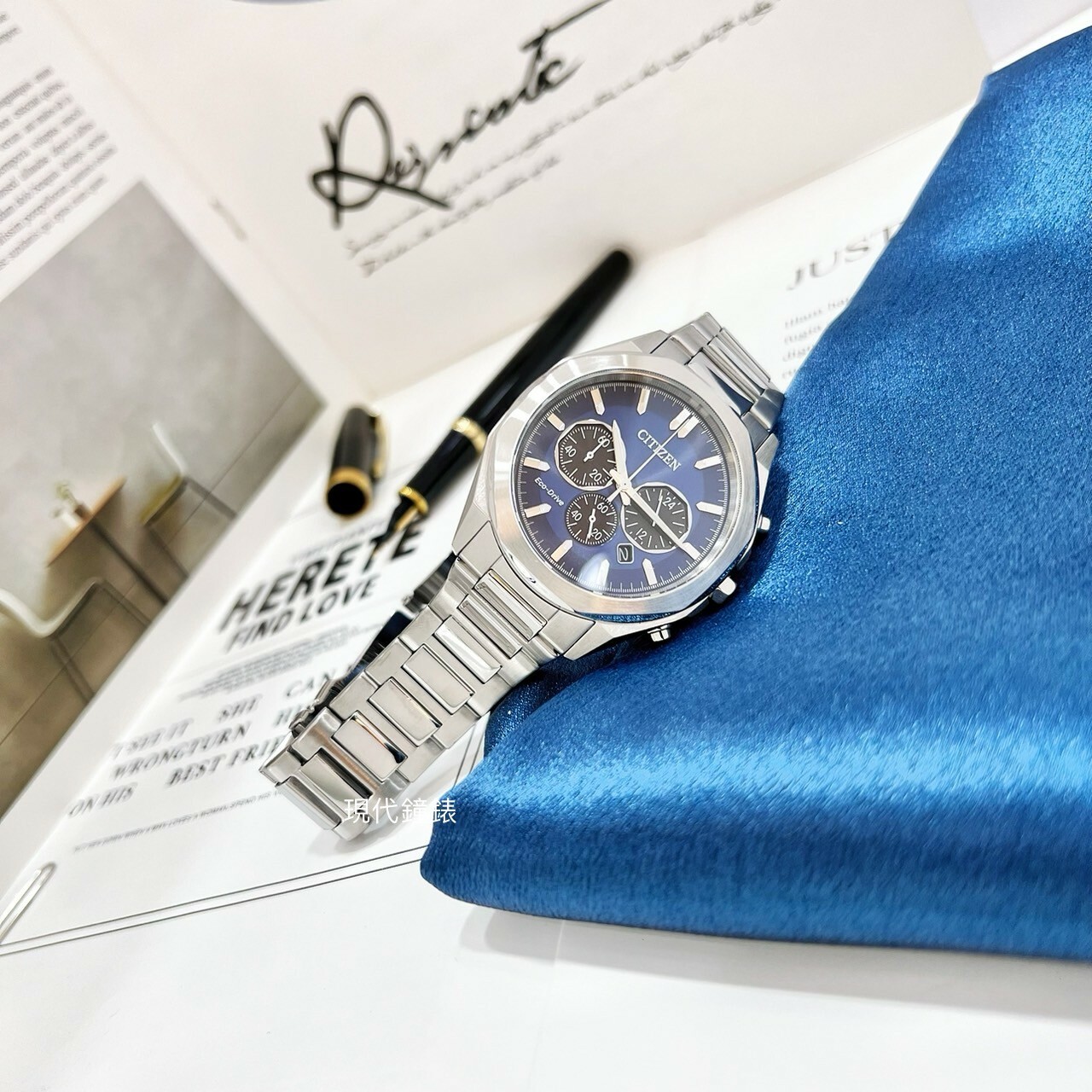 【CITIZEN 星辰】Chronograph 光動能計時腕錶CA4590-81L 41mm 現代鐘錶