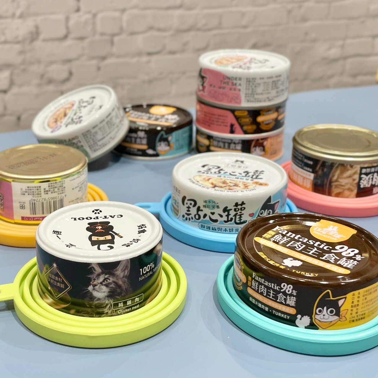 怪獸部落｜日本食品級矽膠 3合1罐頭保鮮蓋 (台灣製)