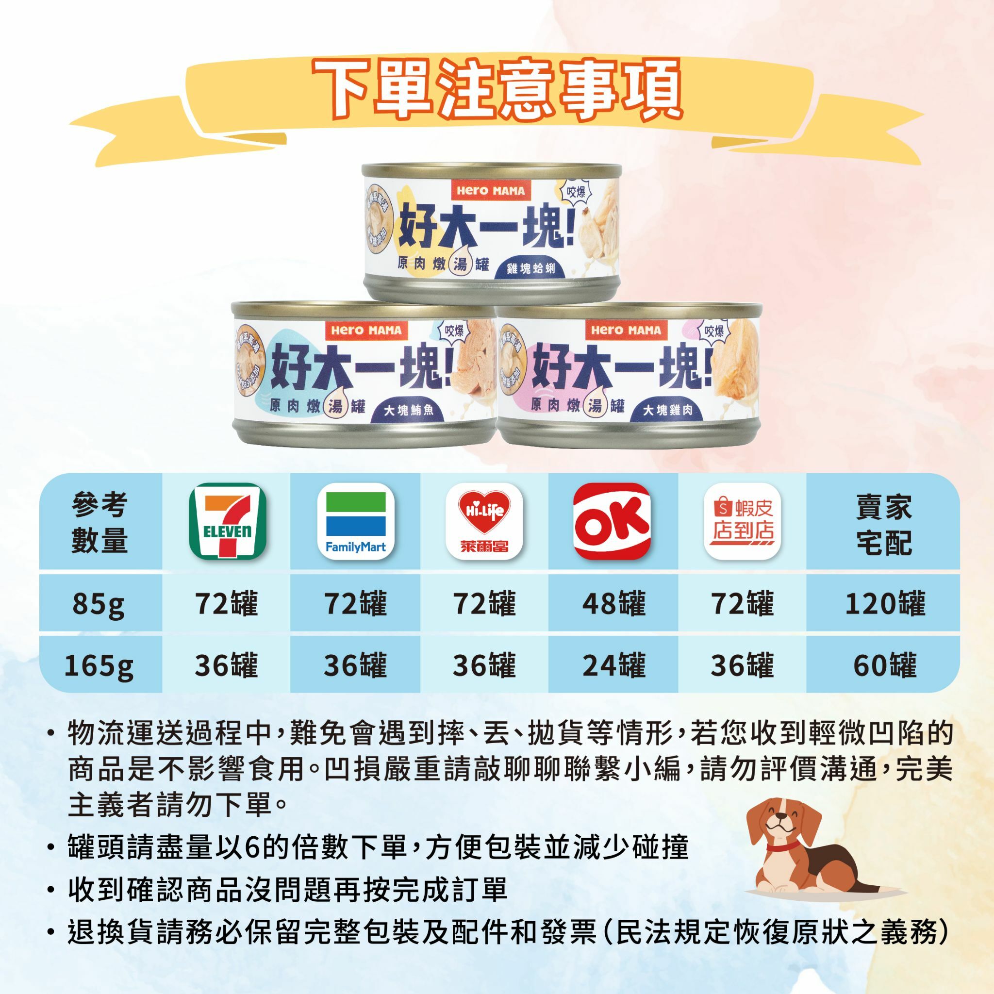 Heromama｜好大一塊！原肉燉湯罐 補水罐 80g (犬貓通用)