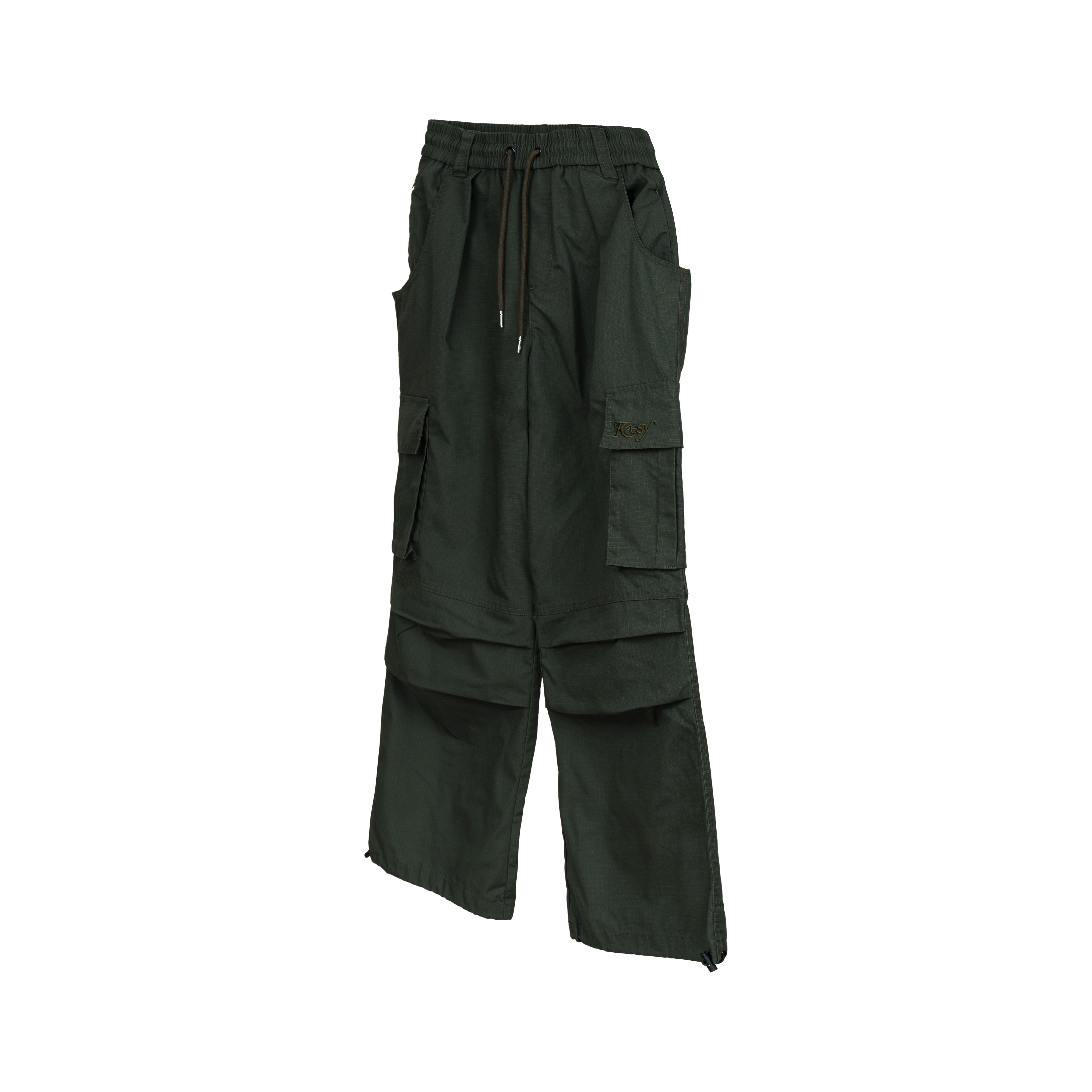 Kaesy Cargo zip pants - Dark Green