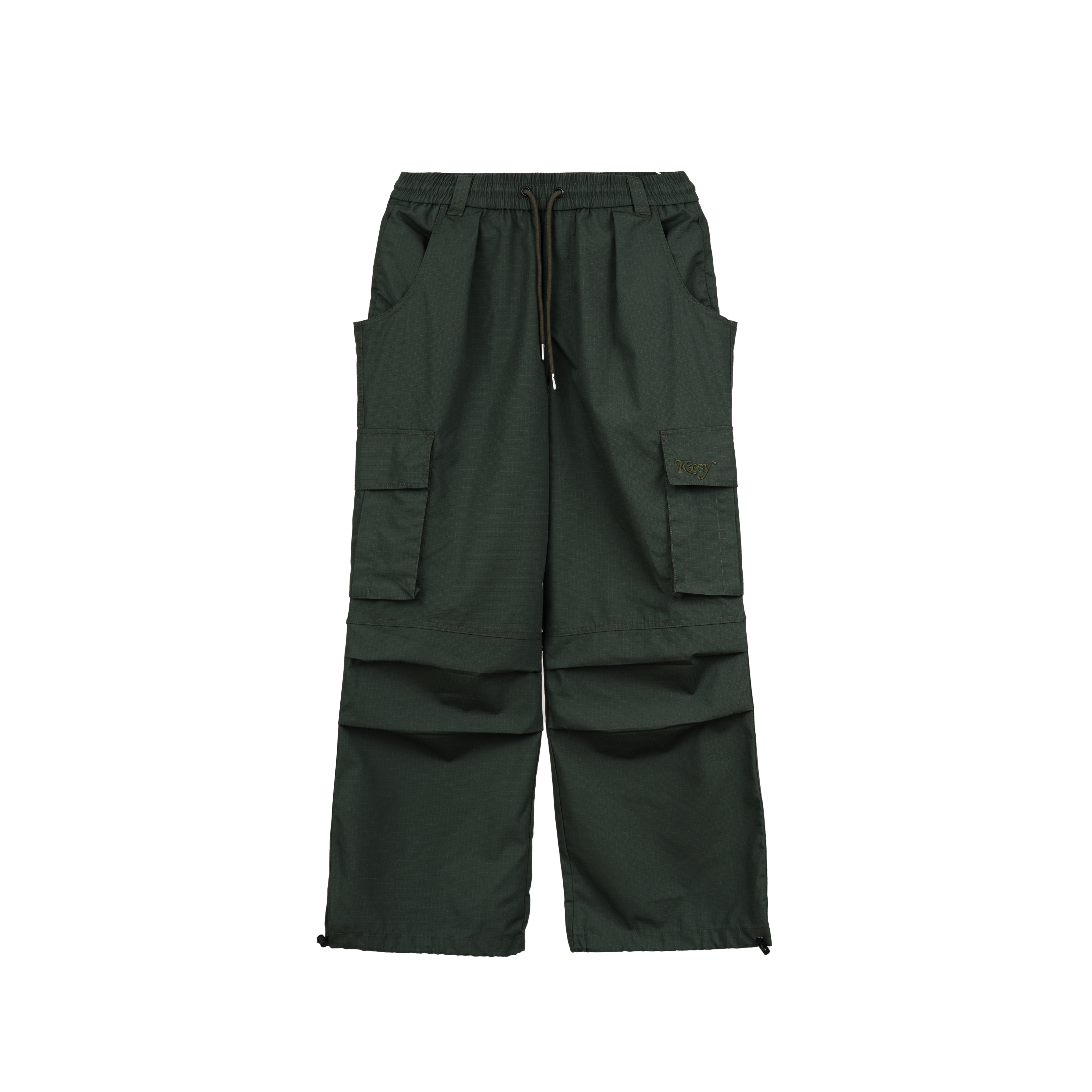 Kaesy Cargo zip pants - Dark Green
