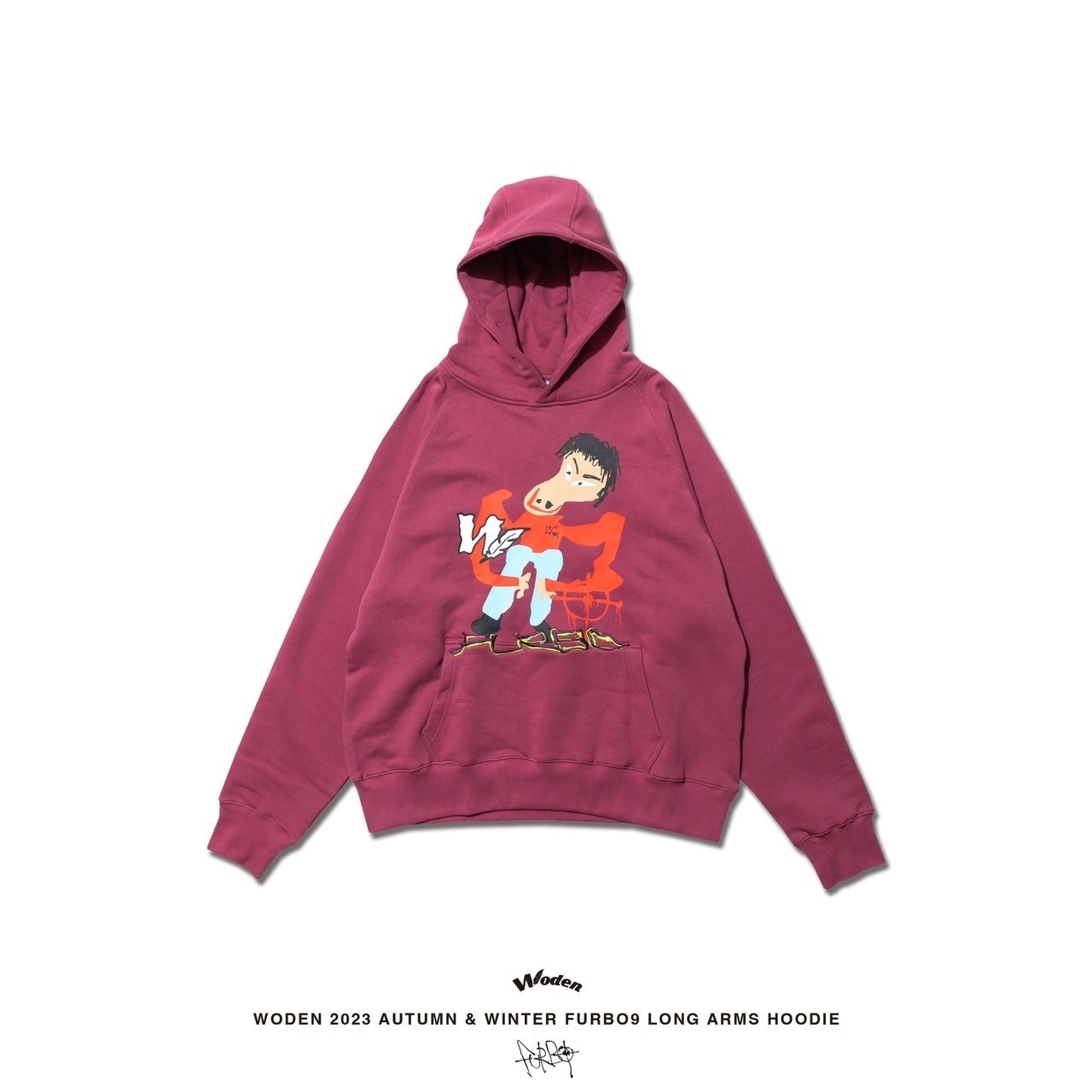 WODEN 2023 Autumn & Winter 062 Furbo9 Long Arms Hoodie