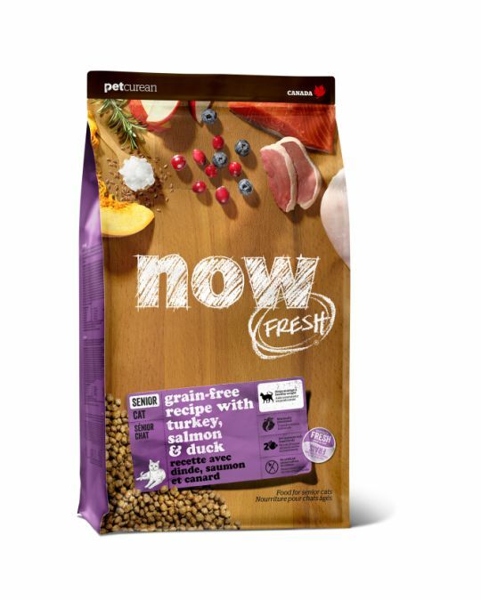 Now fresh 老齡貓糧配方(火雞, 三文魚, 鴨肉)