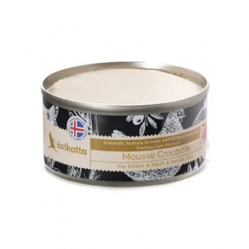 Astkatta – Mousse 鱷魚肉 全貓罐 All life stage Crocodile 80g