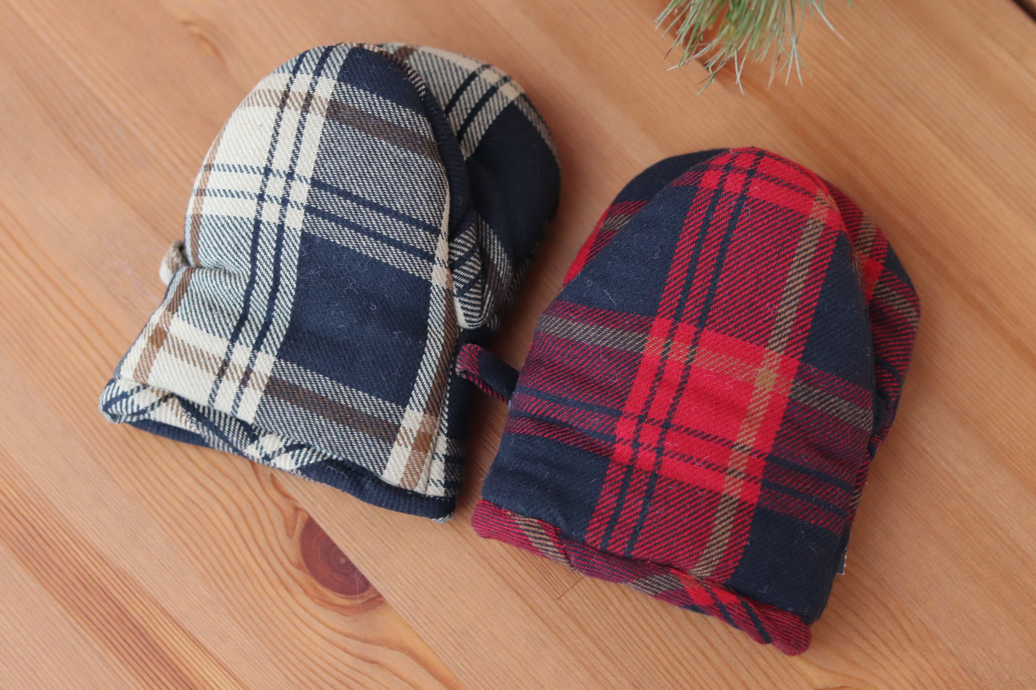 Leende 格紋 隔熱手套