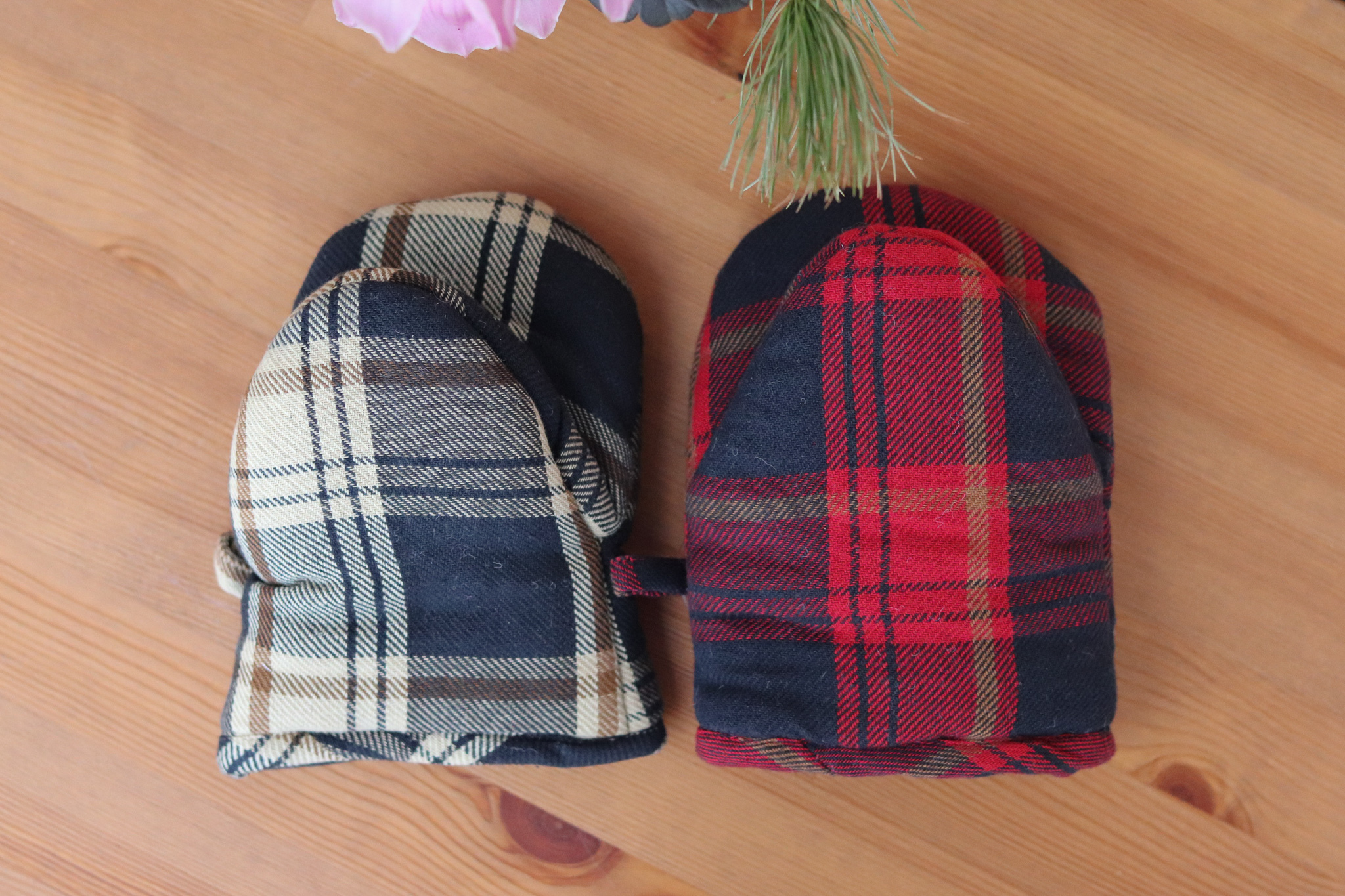 Leende 格紋 隔熱手套