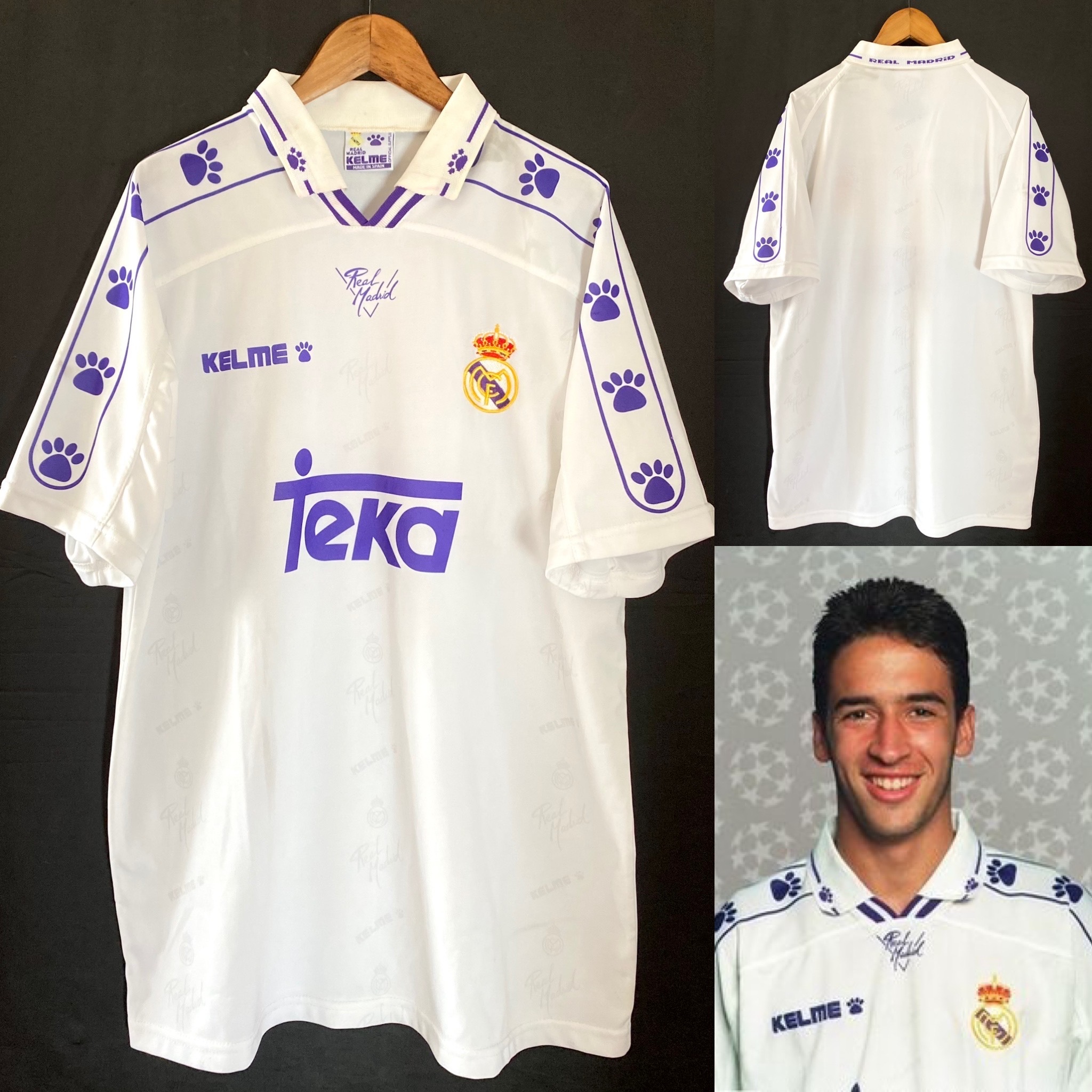 Real Madrid 1994-1995 Kelme Home Shirt
