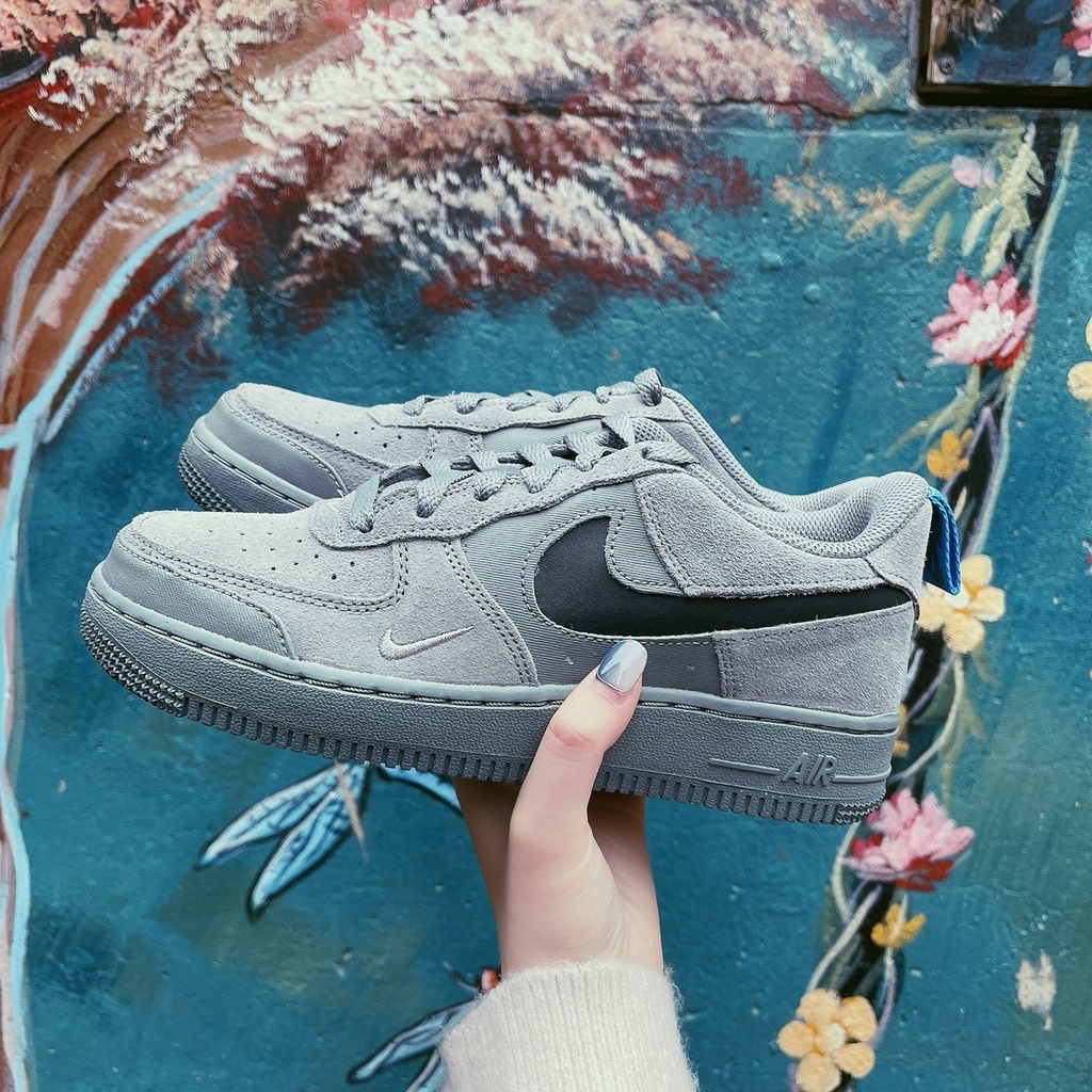 Nike Air Force 1 鐵灰 灰色 歐美限定 小刺繡 AF1 DQ1097-001