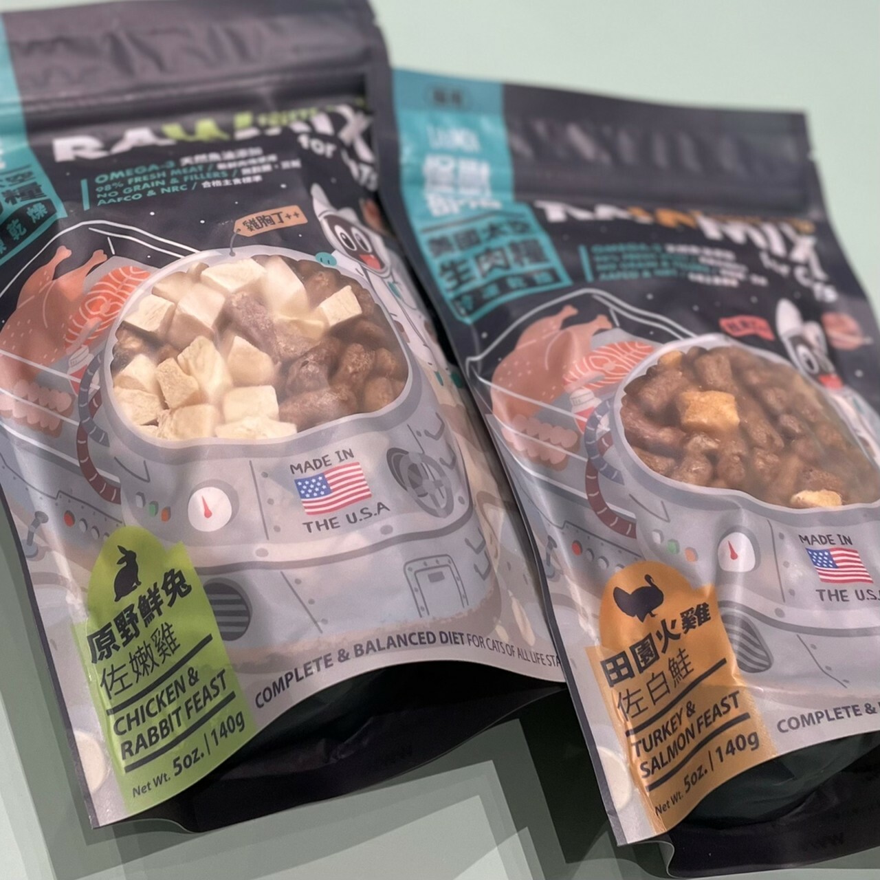 怪獸部落｜貓用 美國太空凍乾生肉糧 140G