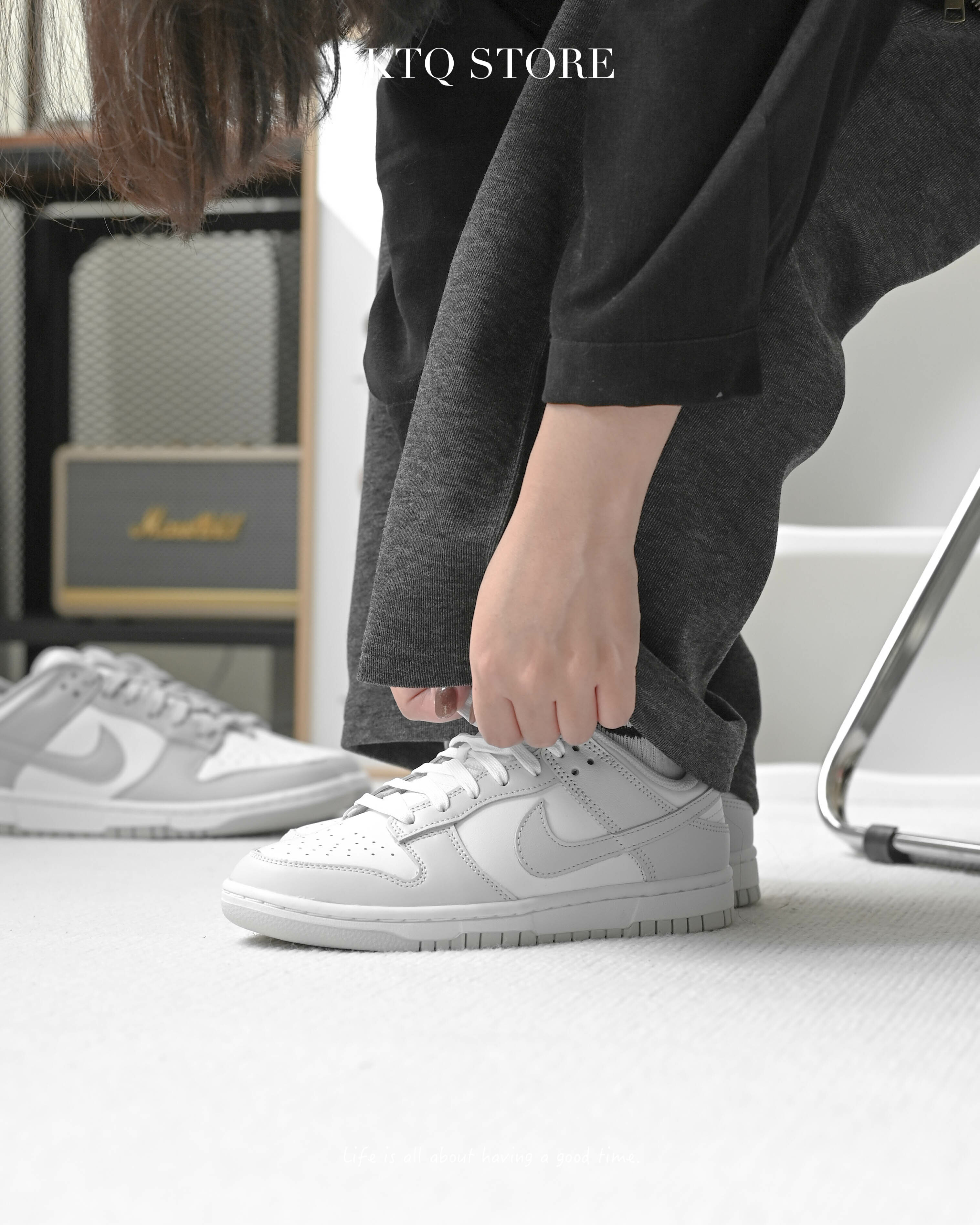 KTQ STORE ‧ Nike Dunk Low Photon Dust (W) 灰白 女款 休閒鞋 DD1503-103