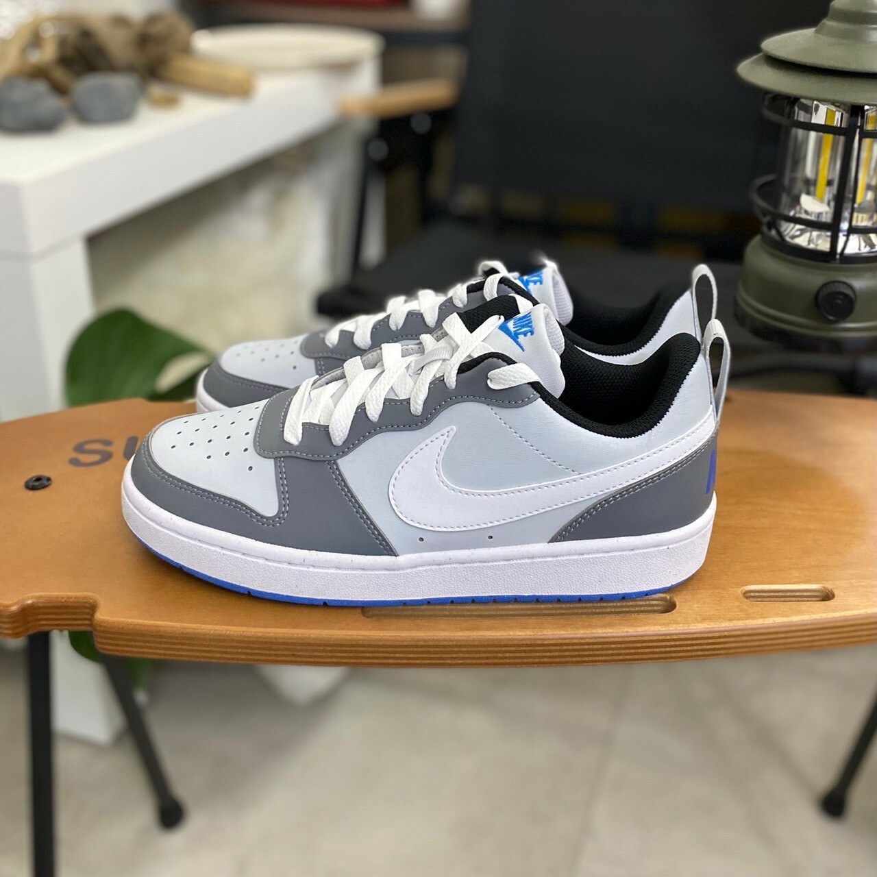 COURT BOROUGH LOW RECRAFT (GS) 灰藍 藍底 小DUNK DV5456-019