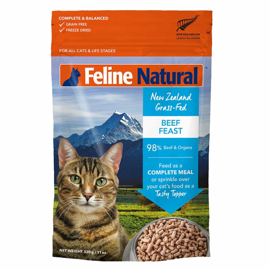 Feline Natural  單一蛋白 牛肉盛宴凍乾脫水糧 320g