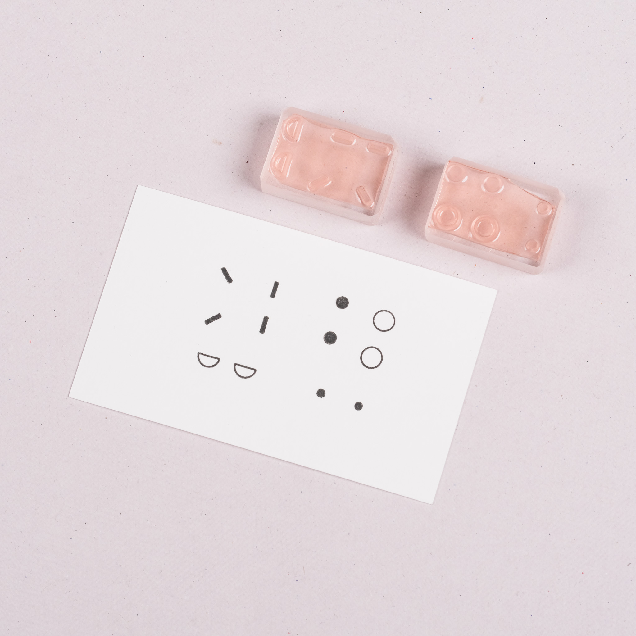 表情塊 膠版印章｜一分之一工作室 臺灣