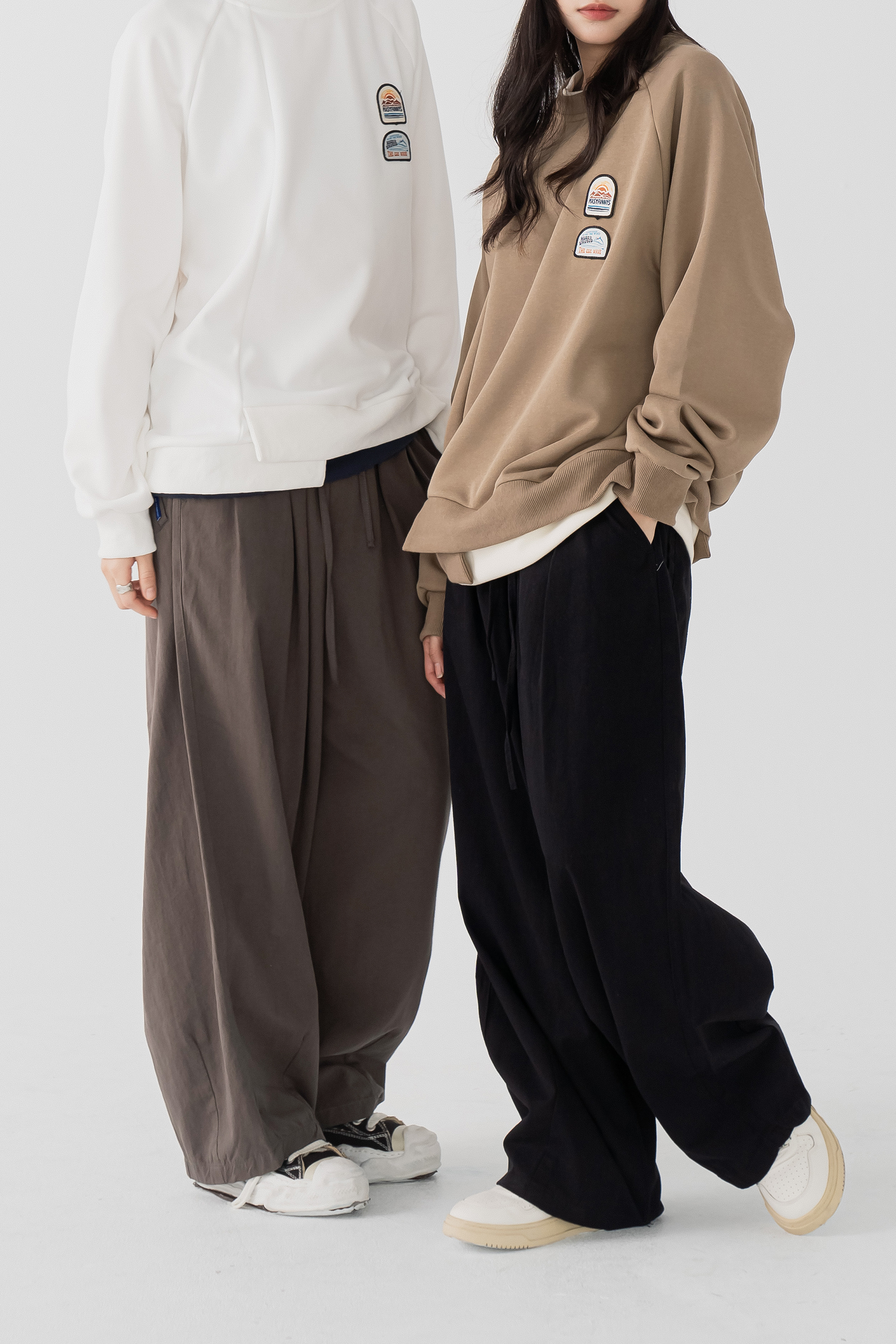 |春夏薄款|素面寬鬆老爺褲