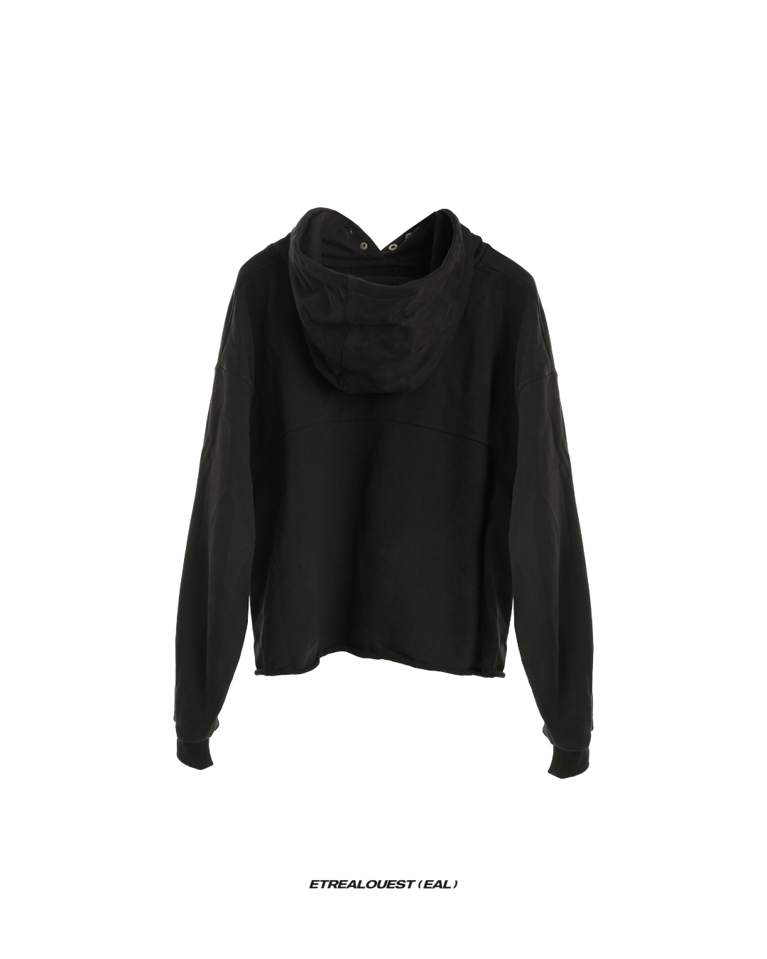 E‘TREALOUEST Minimum Cut-off Logo Hoodie