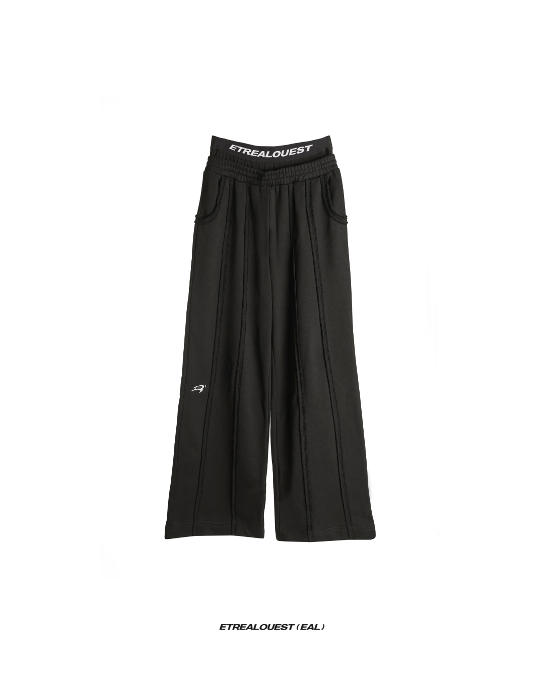 E‘TREALOUEST Double Waist Boxer Sweatpants