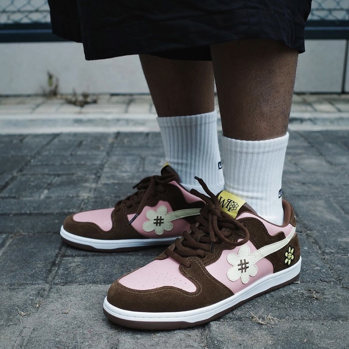 WATER THE PLANT Cotton Candy 日本限定 麂皮 刺繡 復古 櫻桃棕