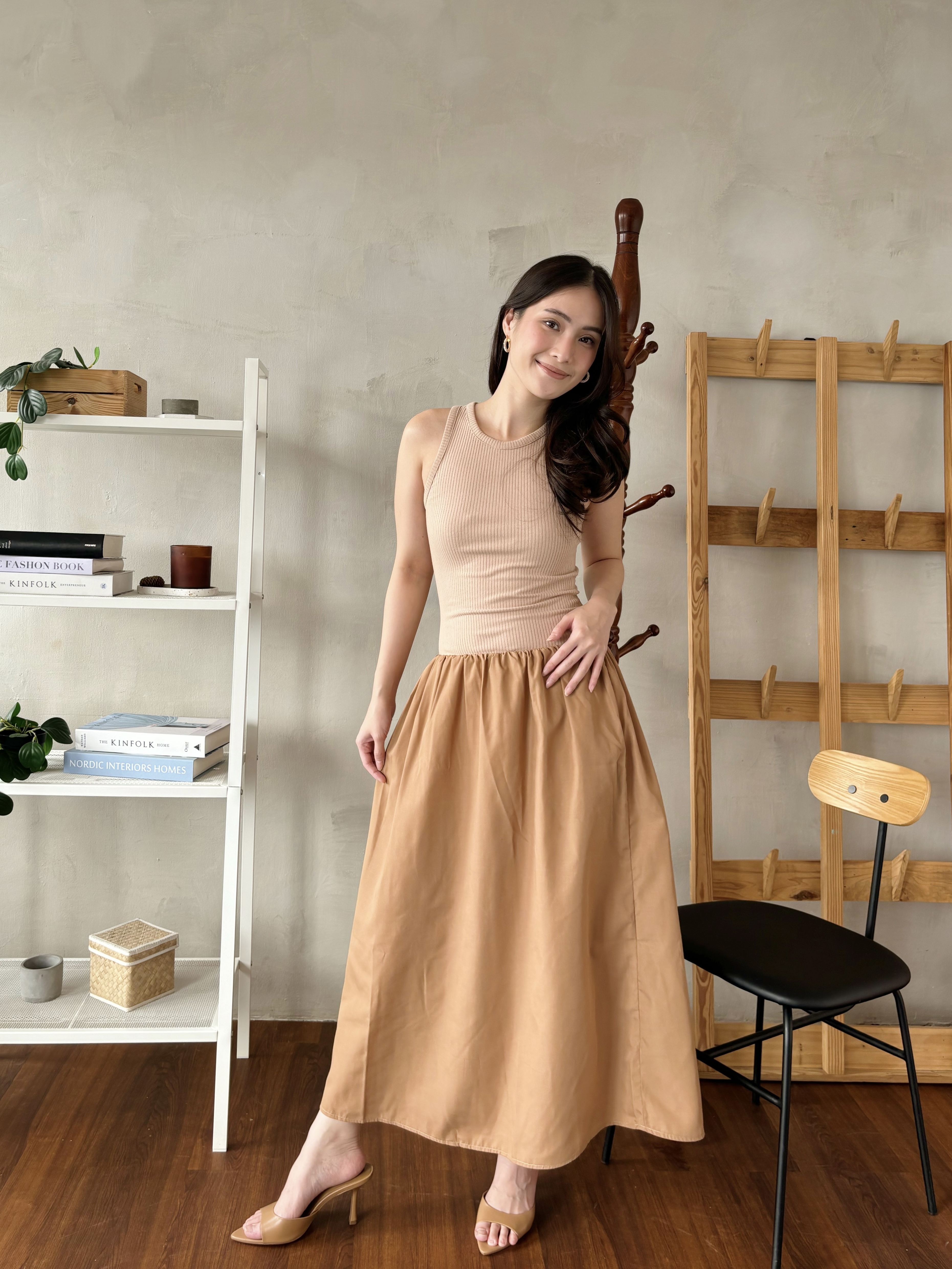 Eloise Dress - Khaki