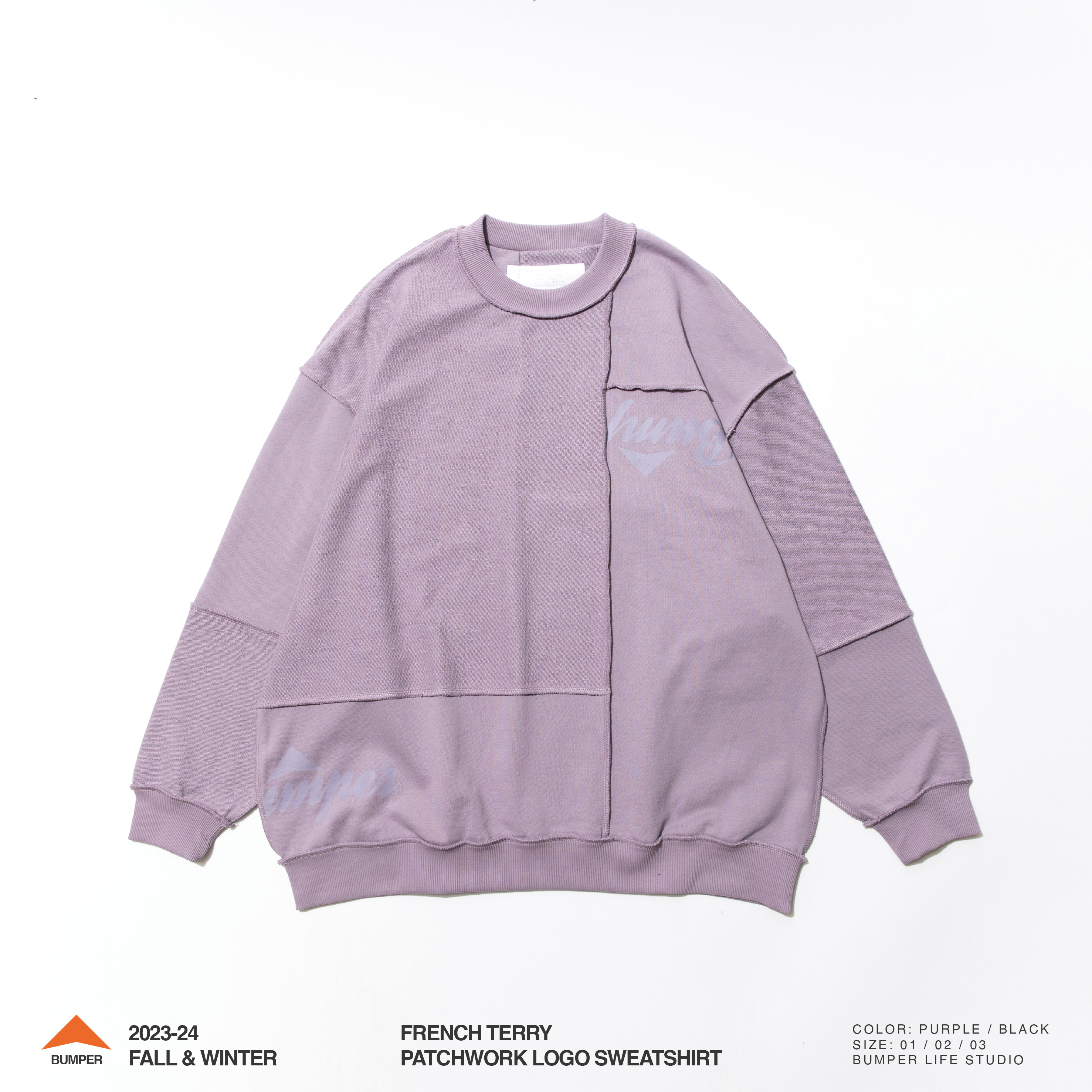 BUMPER 反毛圈大學TEE