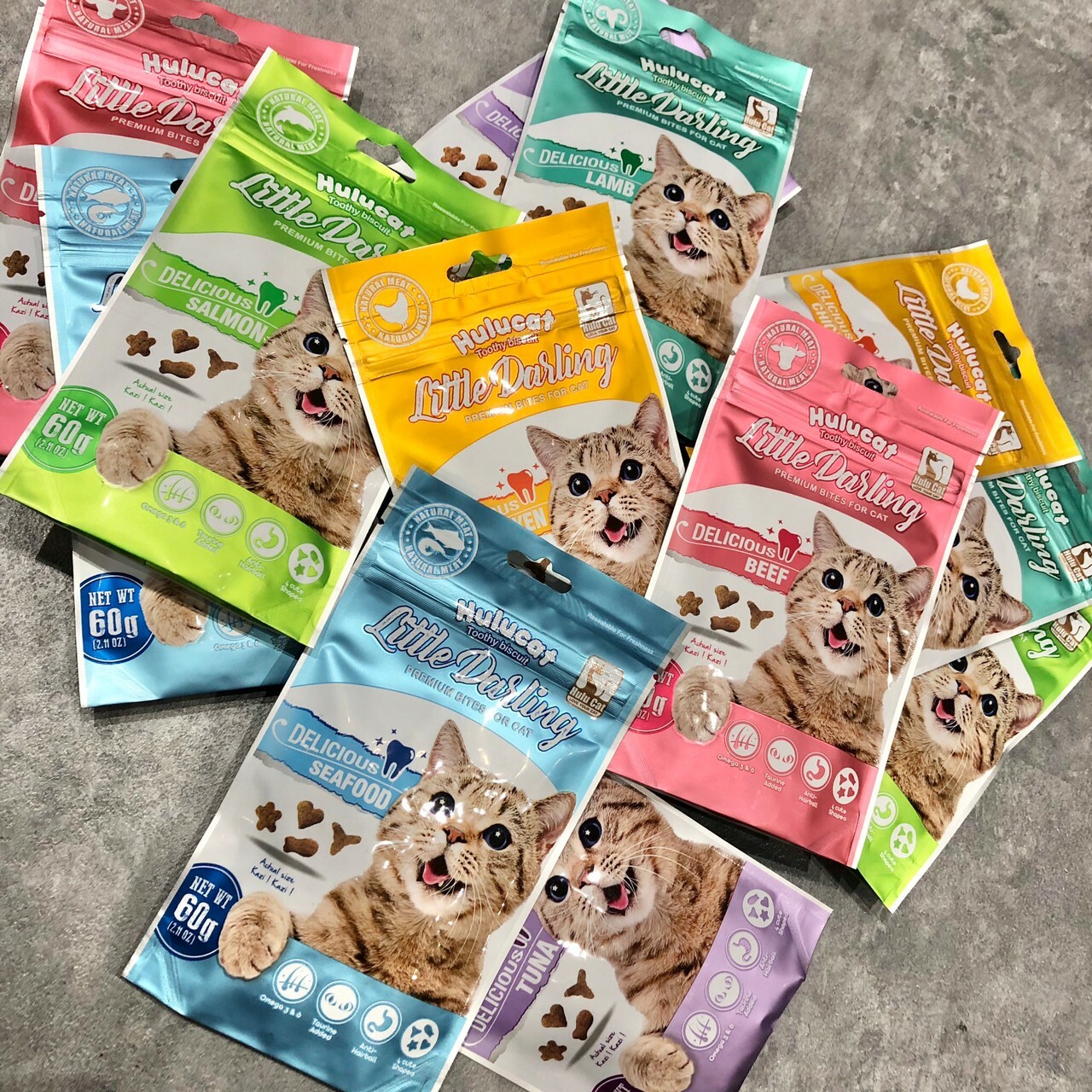 Hulu Cat 卡滋｜貓咪化毛潔牙餅 60g/150g