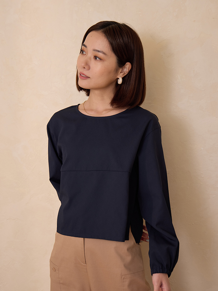 春日島嶼長袖上衣-座鯨