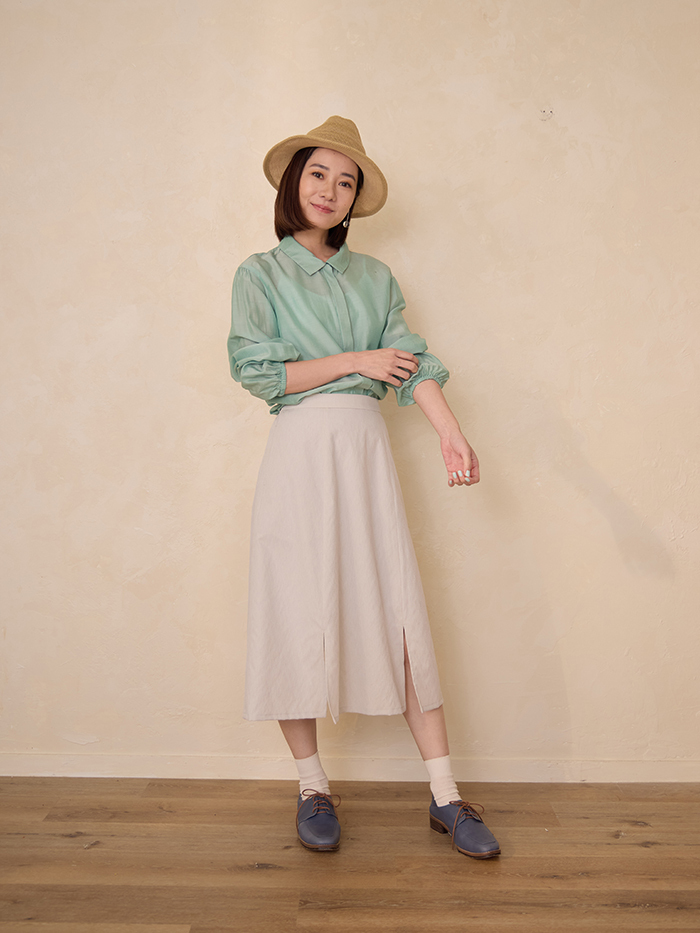 微笑雲朵擺裙-海沫