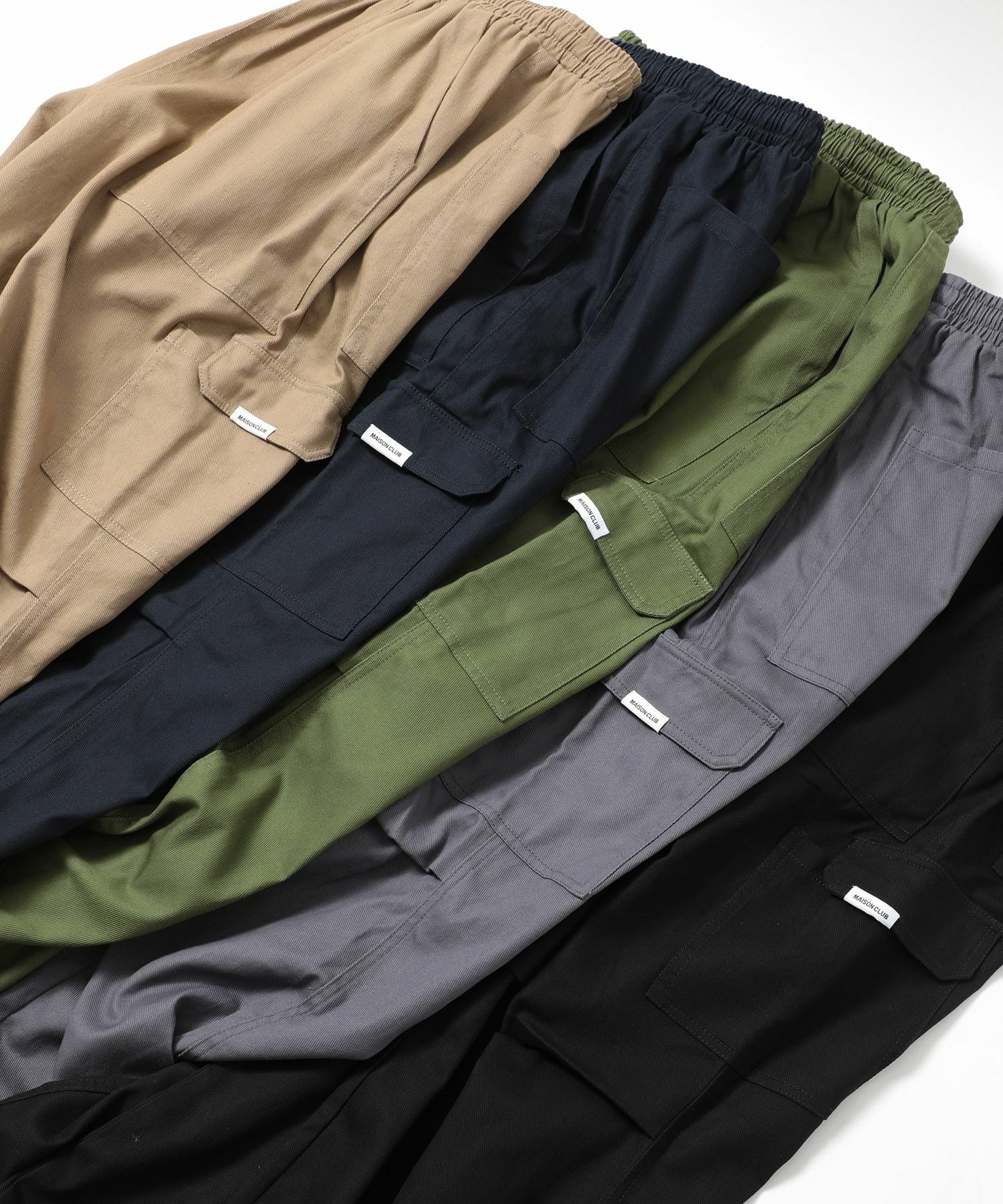 日牌 Maison Club Basic Oversized Cargo Pants