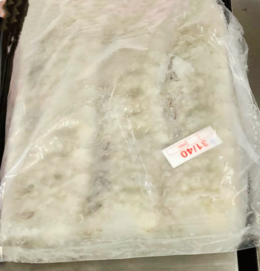中國急凍去腸蝦肉