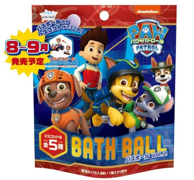 日本 汪汪隊沐浴球 洗澡玩具 vol.2 狗狗/車子