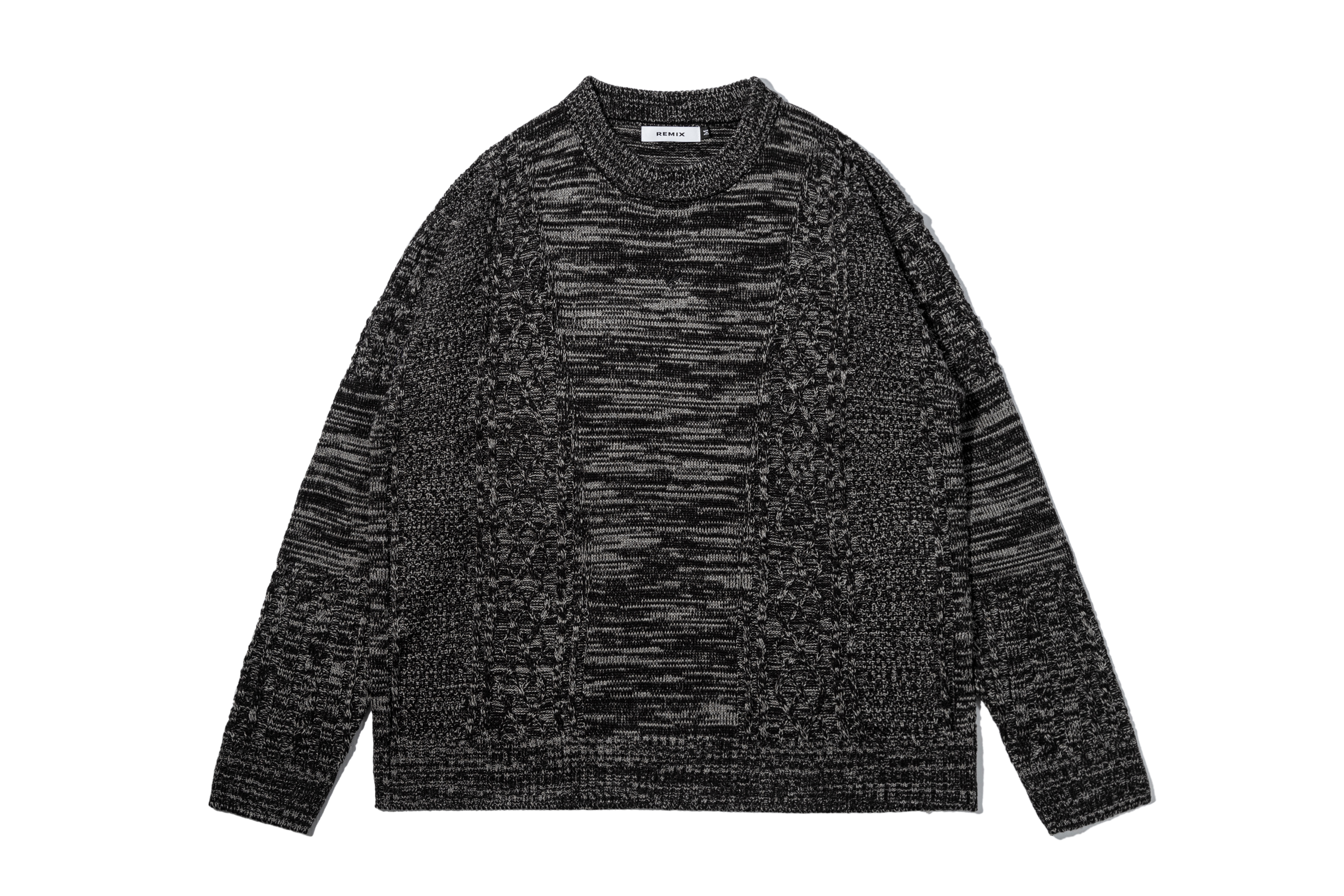 REMIX "MRG Knitted Sweater" (Grey)