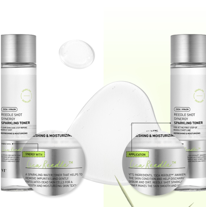 VT Reedle Shot Synergy Sparkling Toner 150ml*2 (微針款)