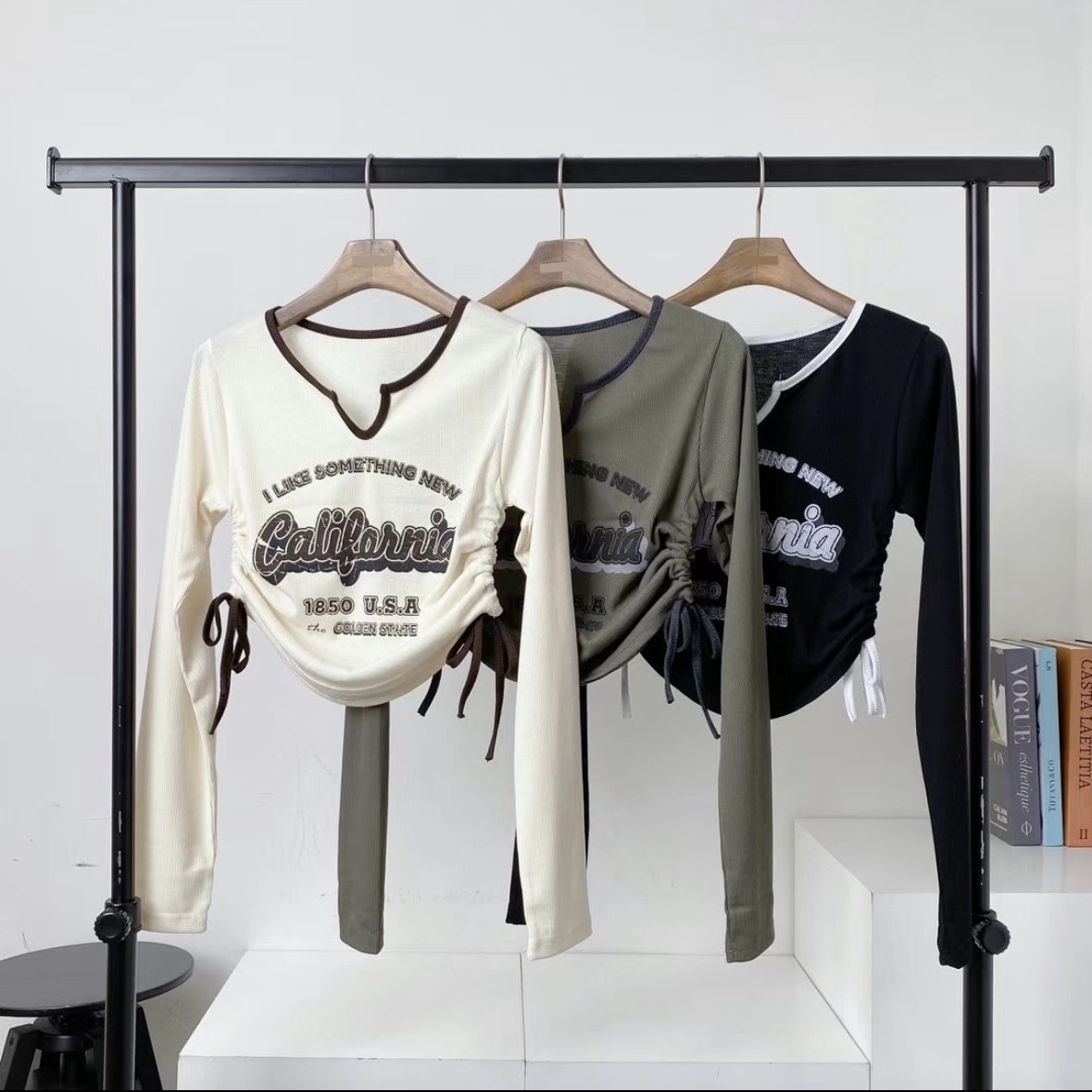 California Shirring Top