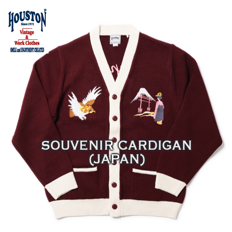 ゆ*読様 定価1.9万 新品 HOUSTON SOUVENIR CARDIGAN HOUSTON JAPAN - JAPAN SOUVENIR CARDIGAN #22176