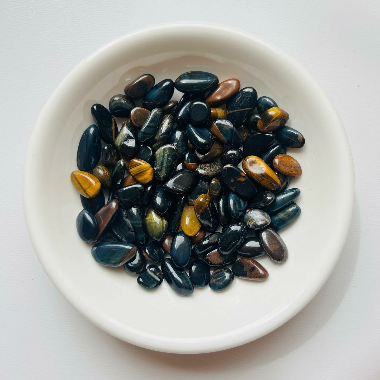 [原石] 藍虎眼石 水晶碎石 50克一包