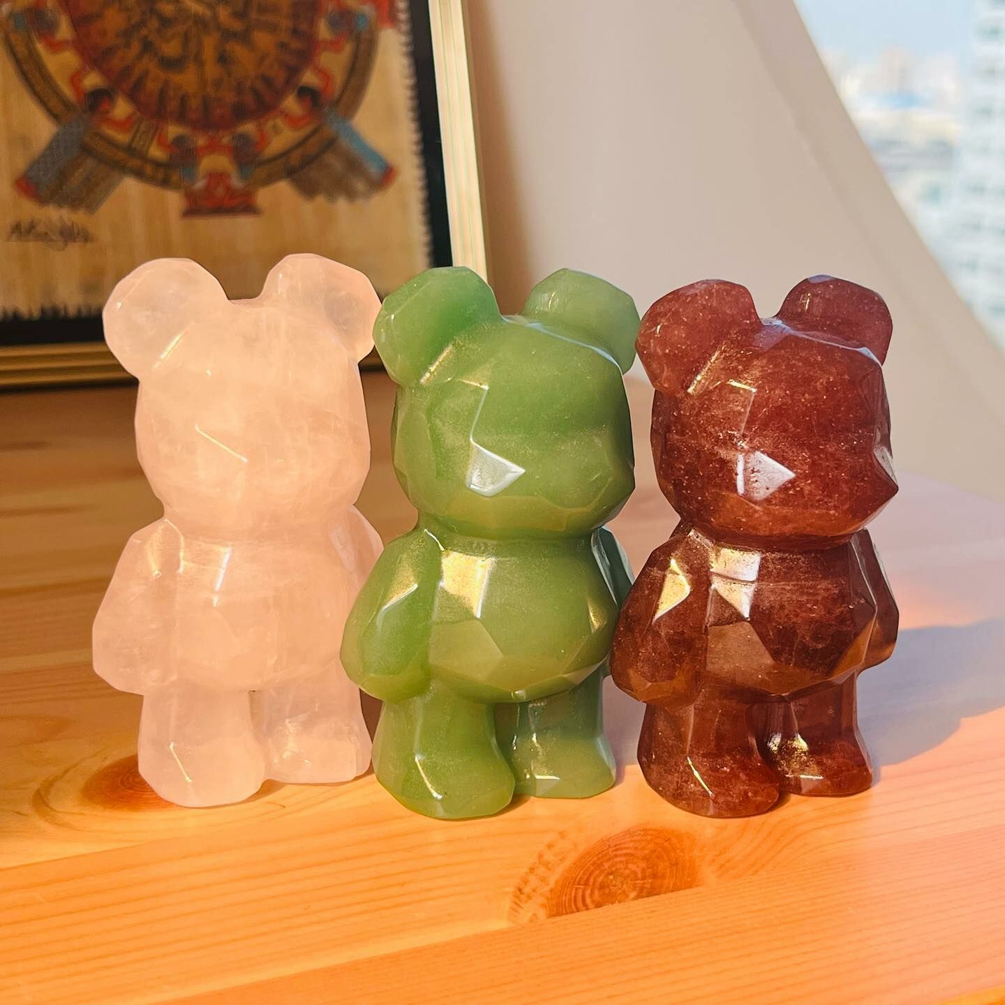 [原石] 水晶暴力熊公仔 水晶公仔