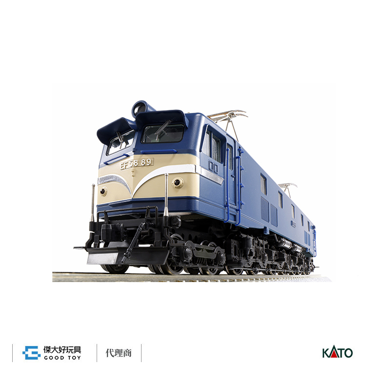 KATO 1-324 (HO) 電氣機關車EF58 (附除冰器．藍)