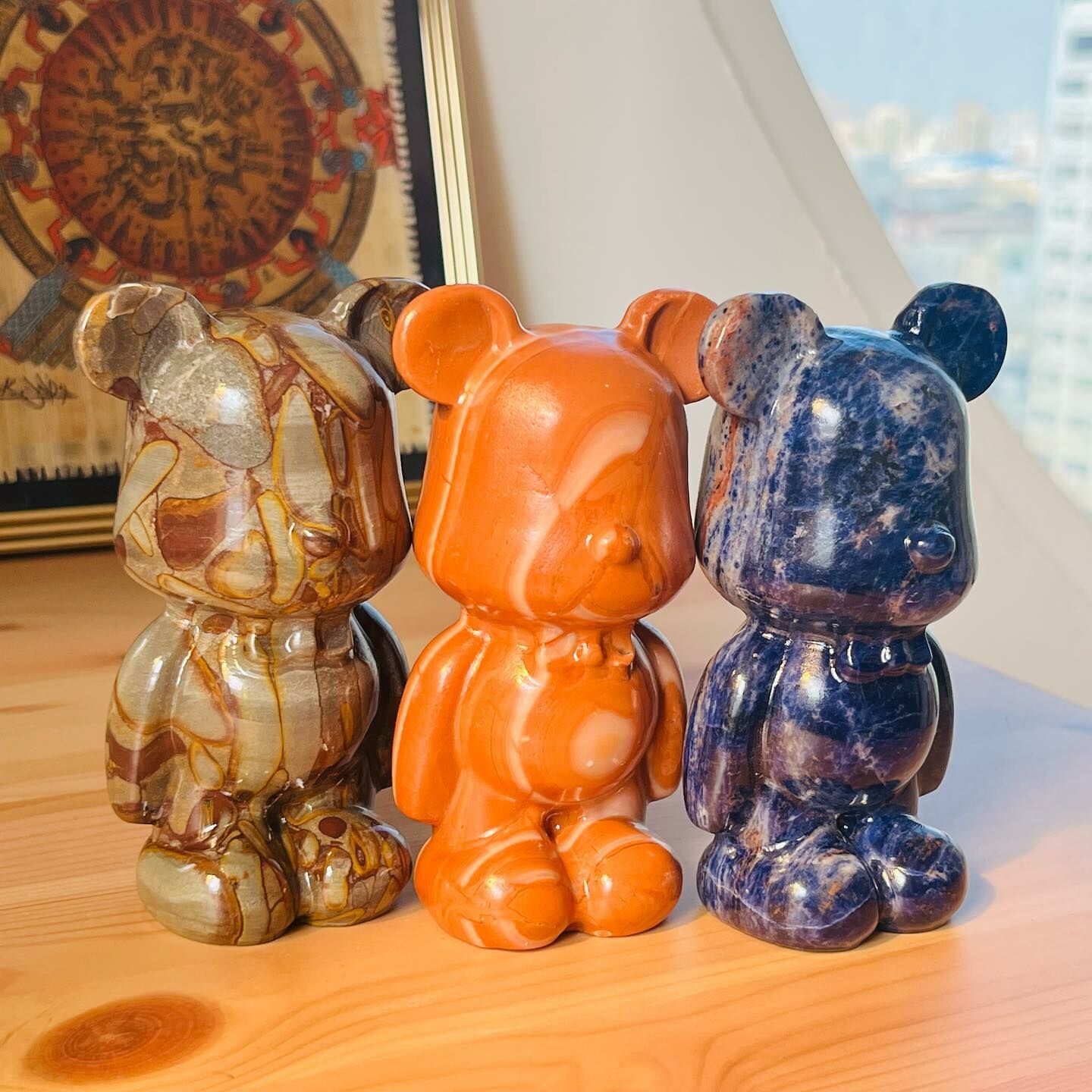 [原石] 水晶礦石暴力熊 水晶擺件 約 11x6x5 公分