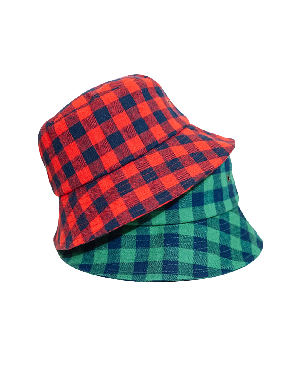 格紋漁夫帽