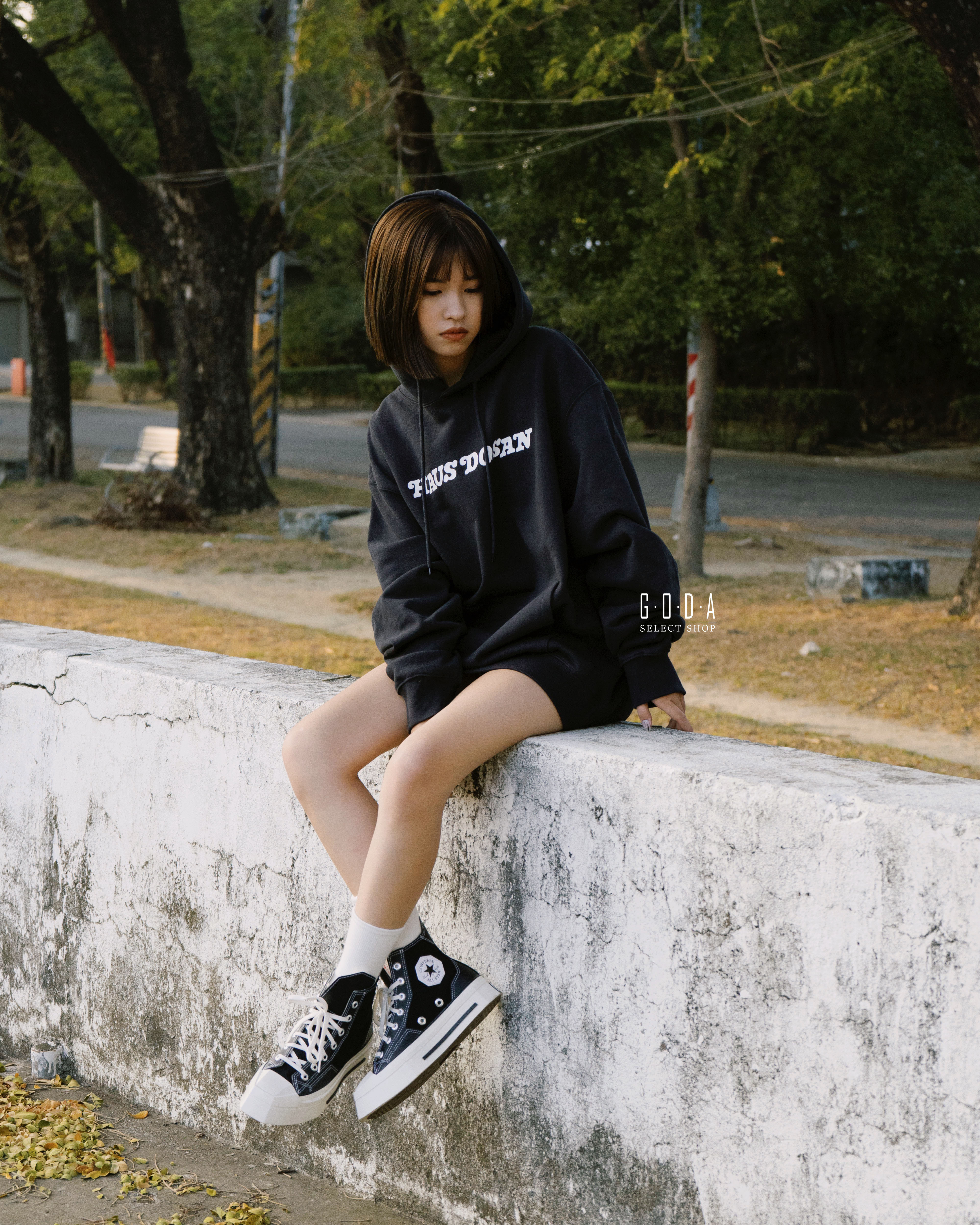 Converse Chuck 70 De Luxe Squared Hi 黑色幾何 方頭 高筒 男女鞋 A06435C