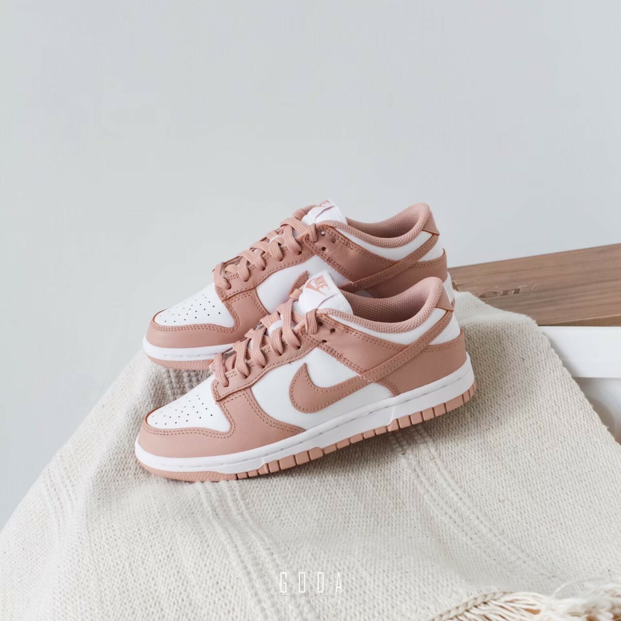 Nike Dunk Low W Rose Whisper 玫瑰粉 白粉 女鞋 DD1503-118