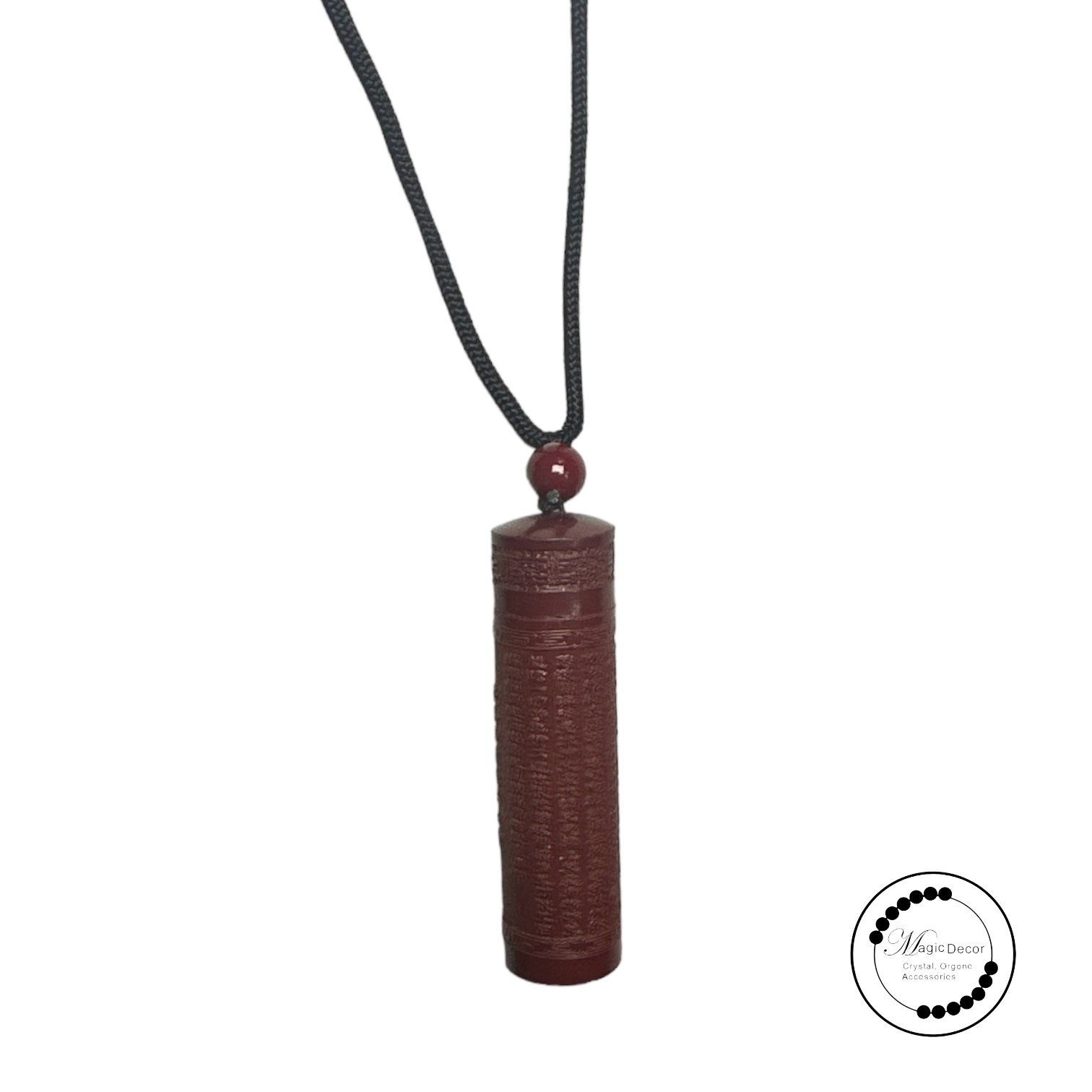 250809 - C45 紫金砂六字真言般若菠蘿蜜心經頸鏈