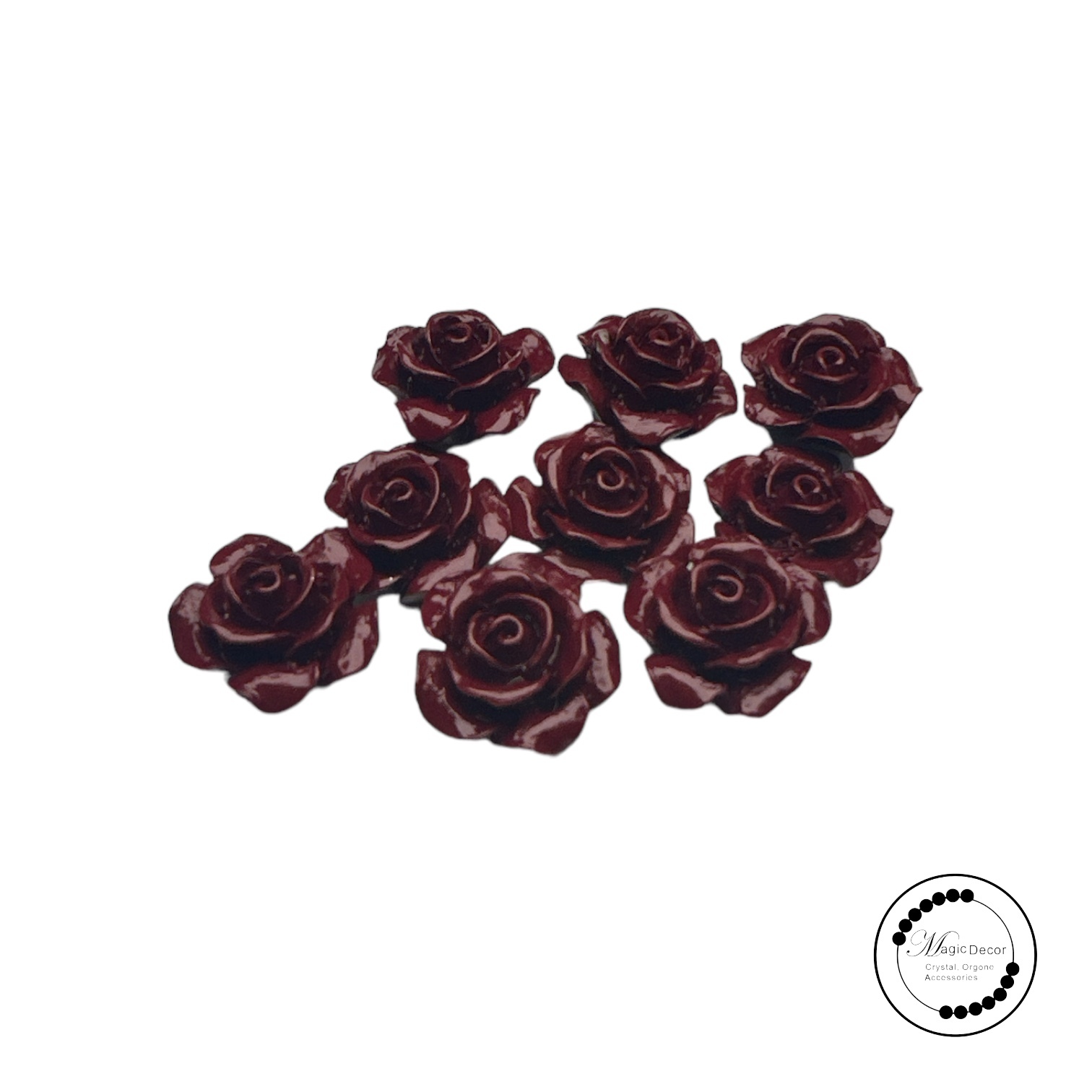 260124 - C71 (九紫) 19-20mm九紫玫瑰紫金砂配飾(9粒)