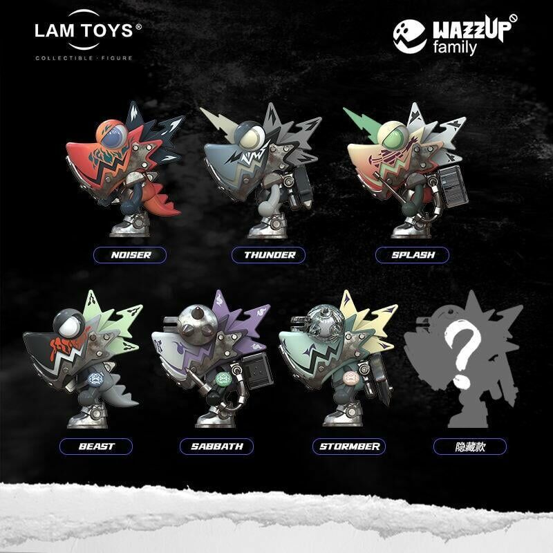 LAM TOYS 聯名 MECHA CHAMELEON 變色龍系列 第8代 隨機出貨