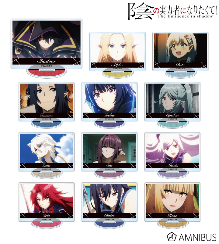 「ACG.GO」「預購」我想成為影之強者！ 場面亞克力立牌SET